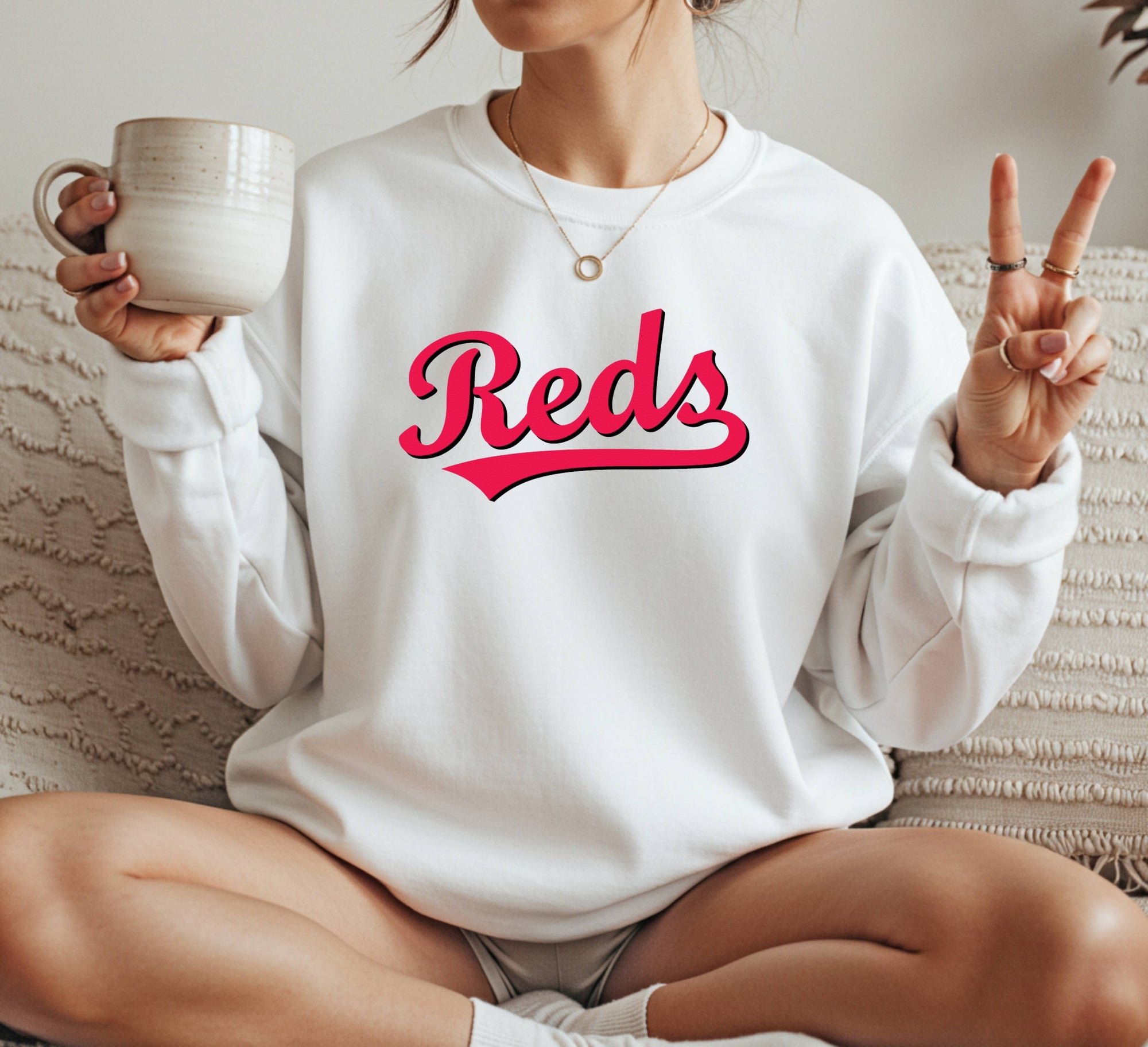 Cincinnati Reds team Crewneck Sweatshirt Unisex