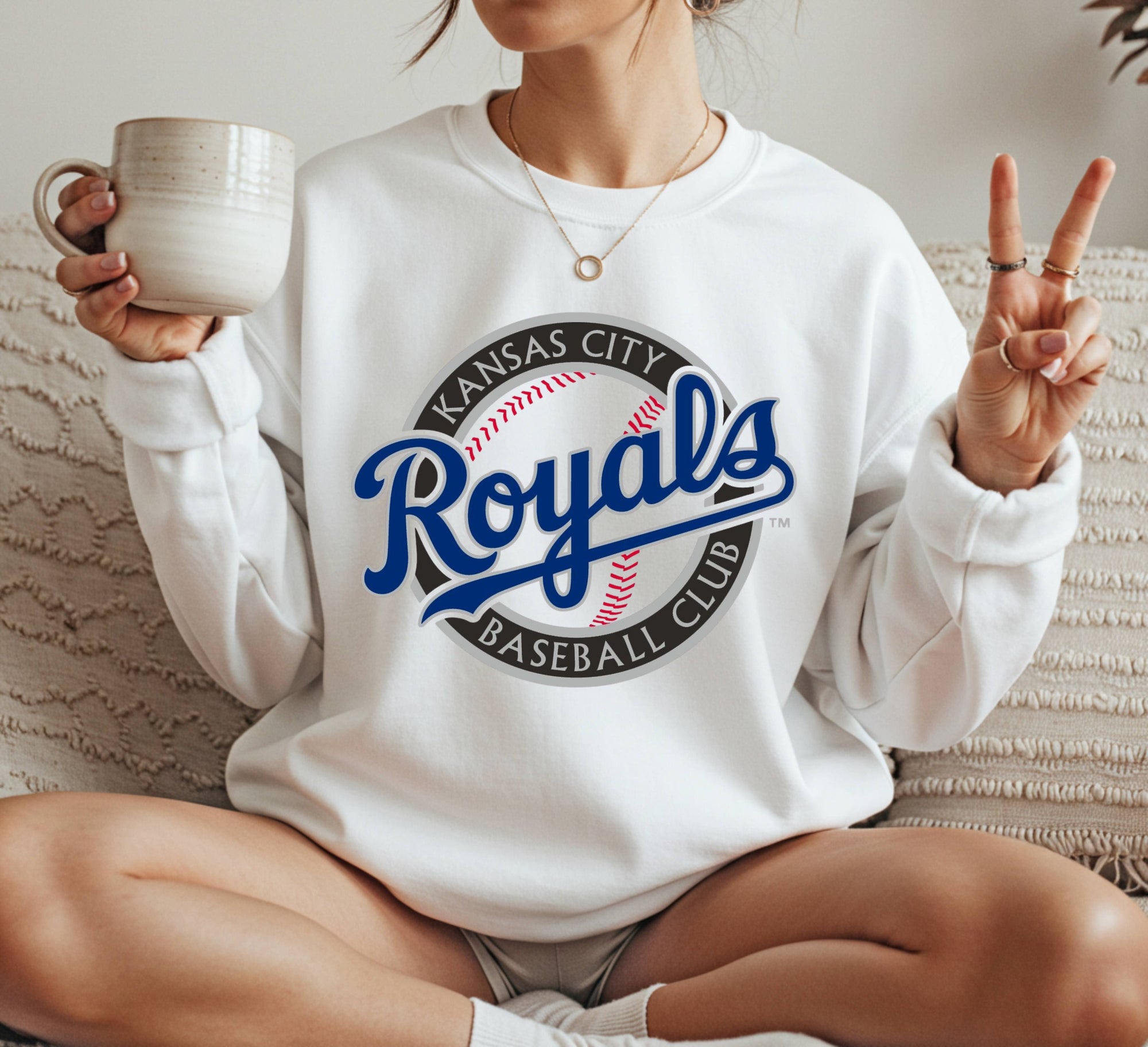 Kansas City Royals logo Crewneck Sweatshirt Unisex