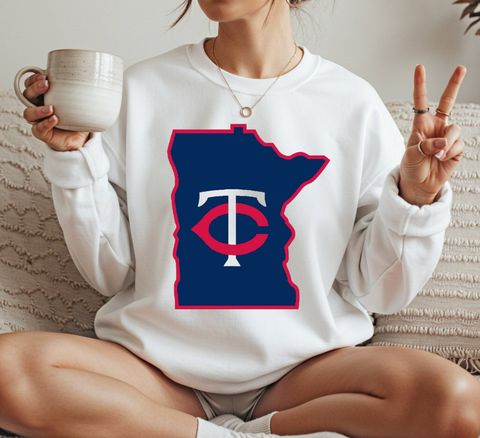 Minnesota Twins map Crewneck Sweatshirt Unisex