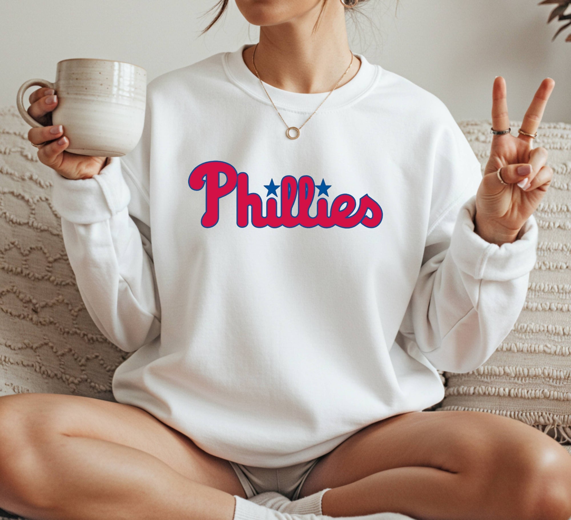 Philadelphia Phillies logo Crewneck Sweatshirt Unisex