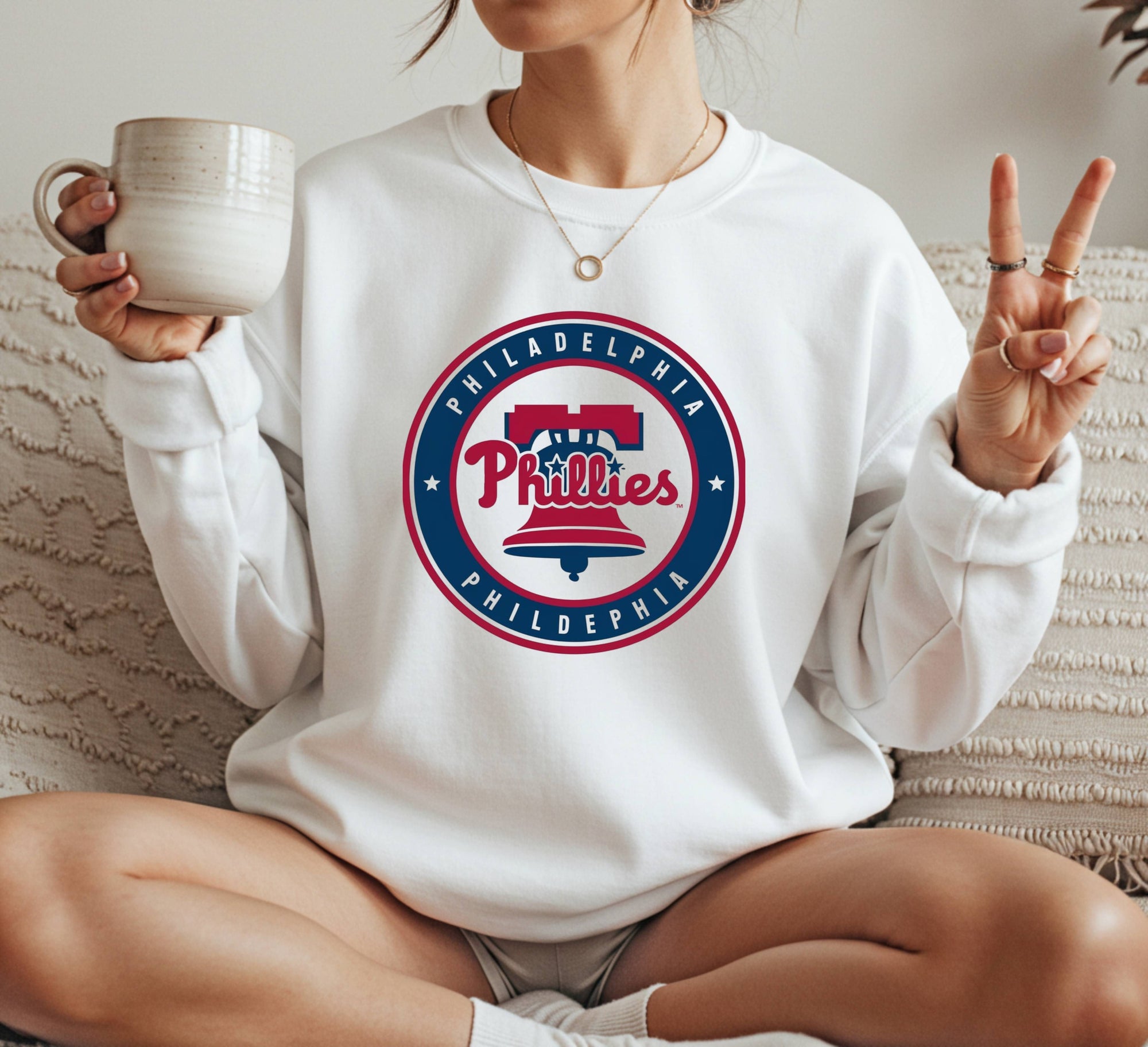 Philadelphia Phillies logos Crewneck Sweatshirt Unisex