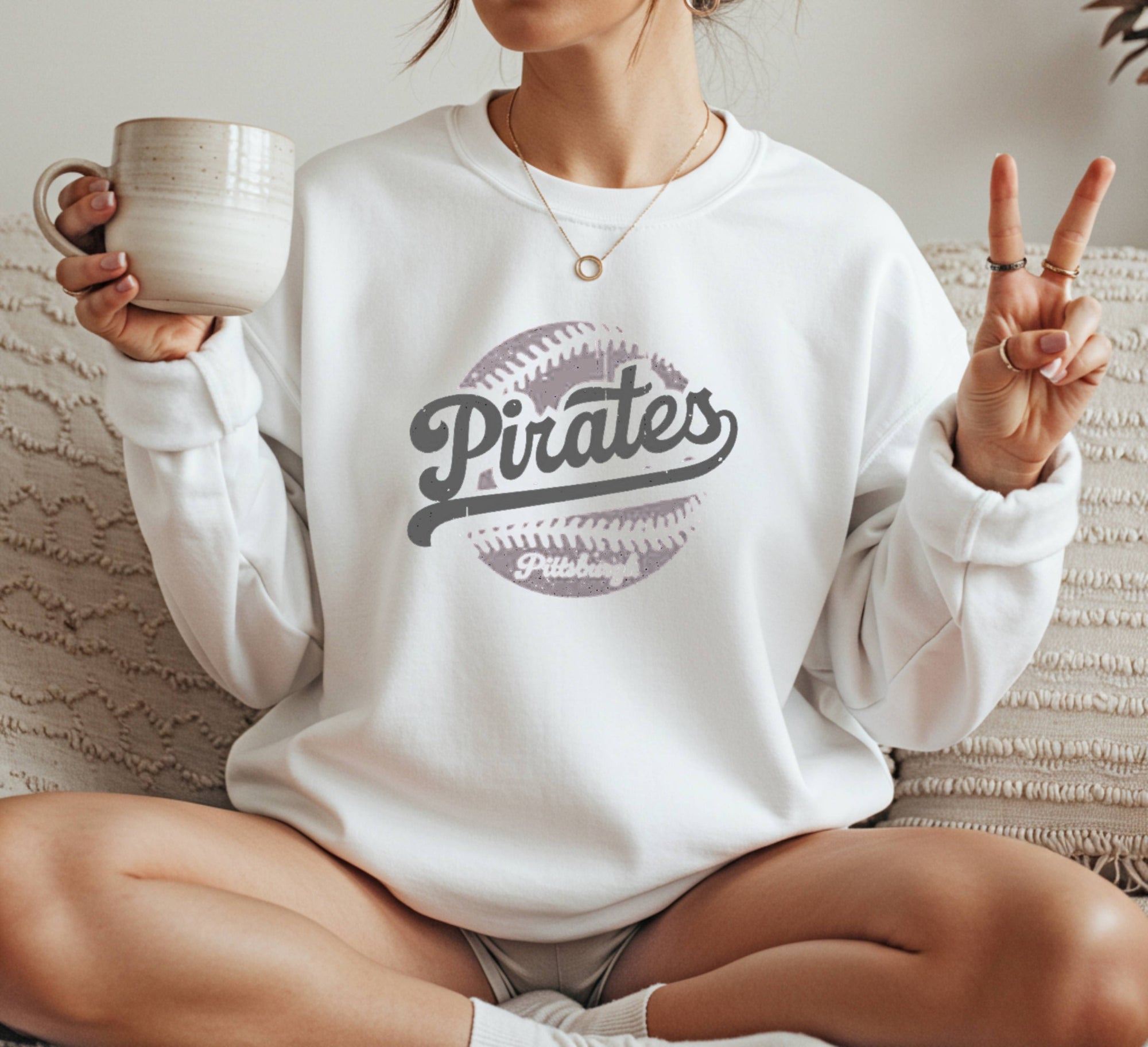 Pittsburgh Pirates style Crewneck Sweatshirt Unisex