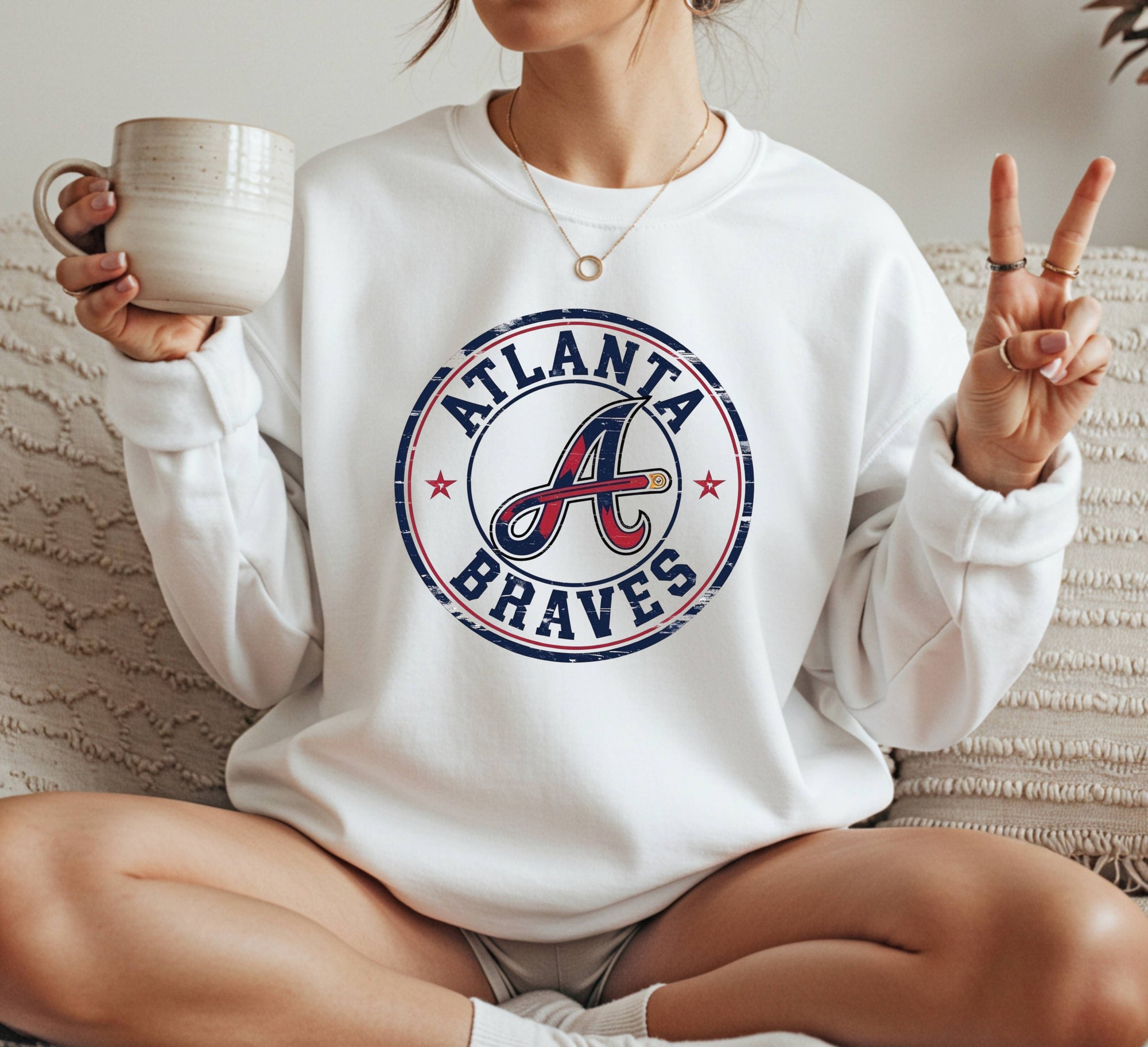 Atlanta Braves Crewneck Sweatshirt Unisex