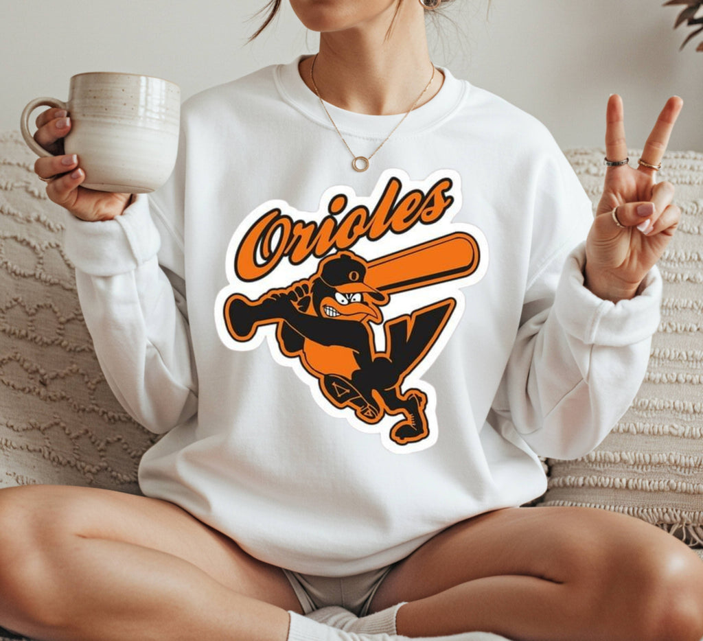 Baltimore Orioles mlb Crewneck Sweatshirt Unisex