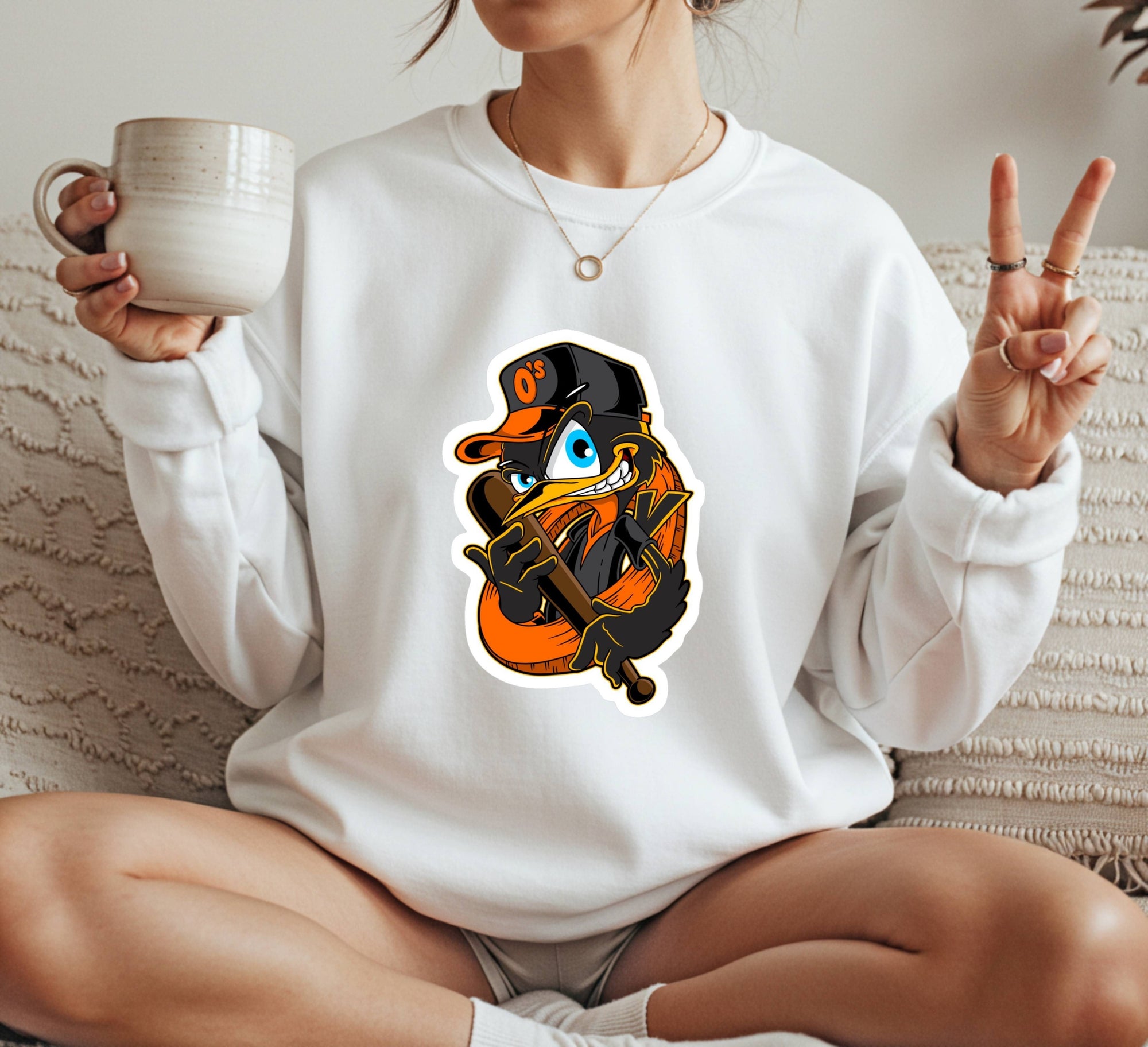 Baltimore Orioles style Crewneck Sweatshirt Unisex