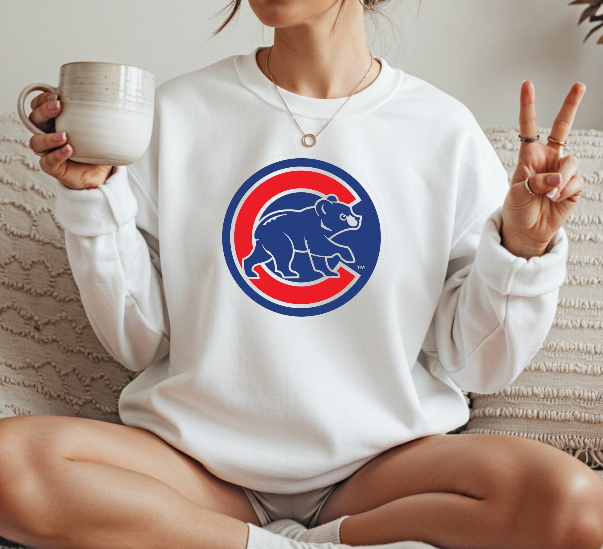Chicago Cubs design Crewneck Sweatshirt Unisex