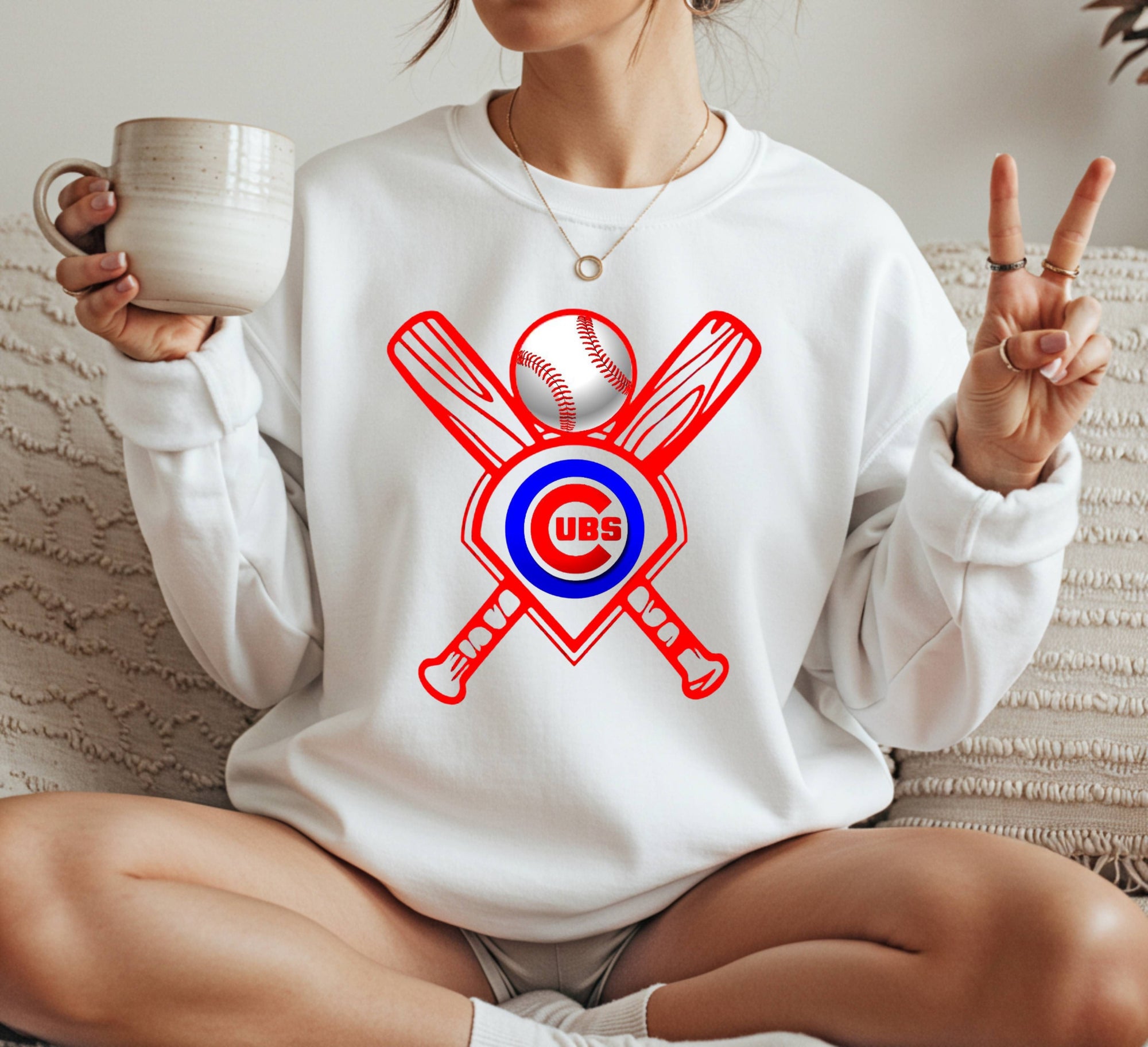 Chicago Cubs icon Crewneck Sweatshirt Unisex