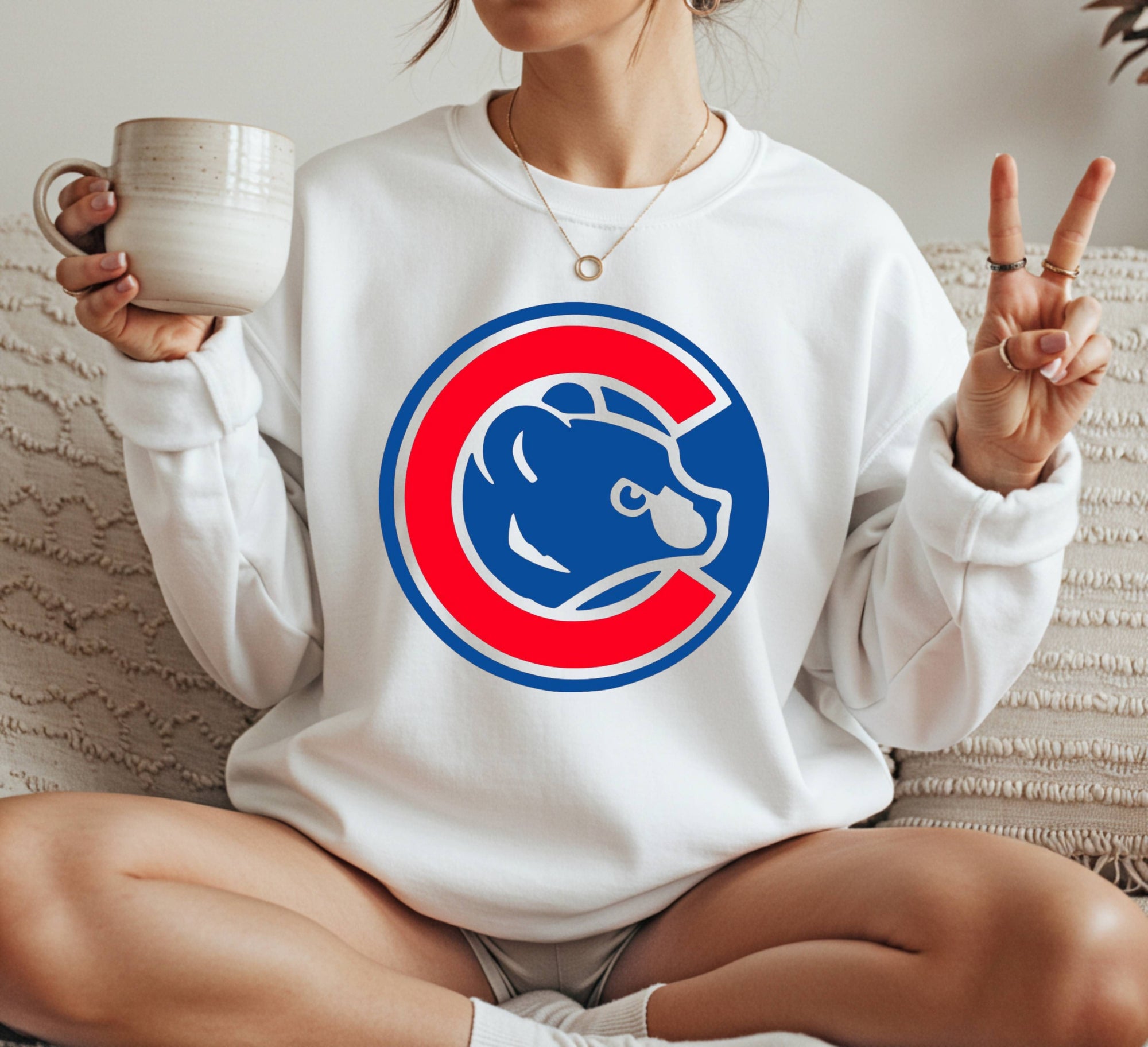 Chicago Cubs style Crewneck Sweatshirt Unisex