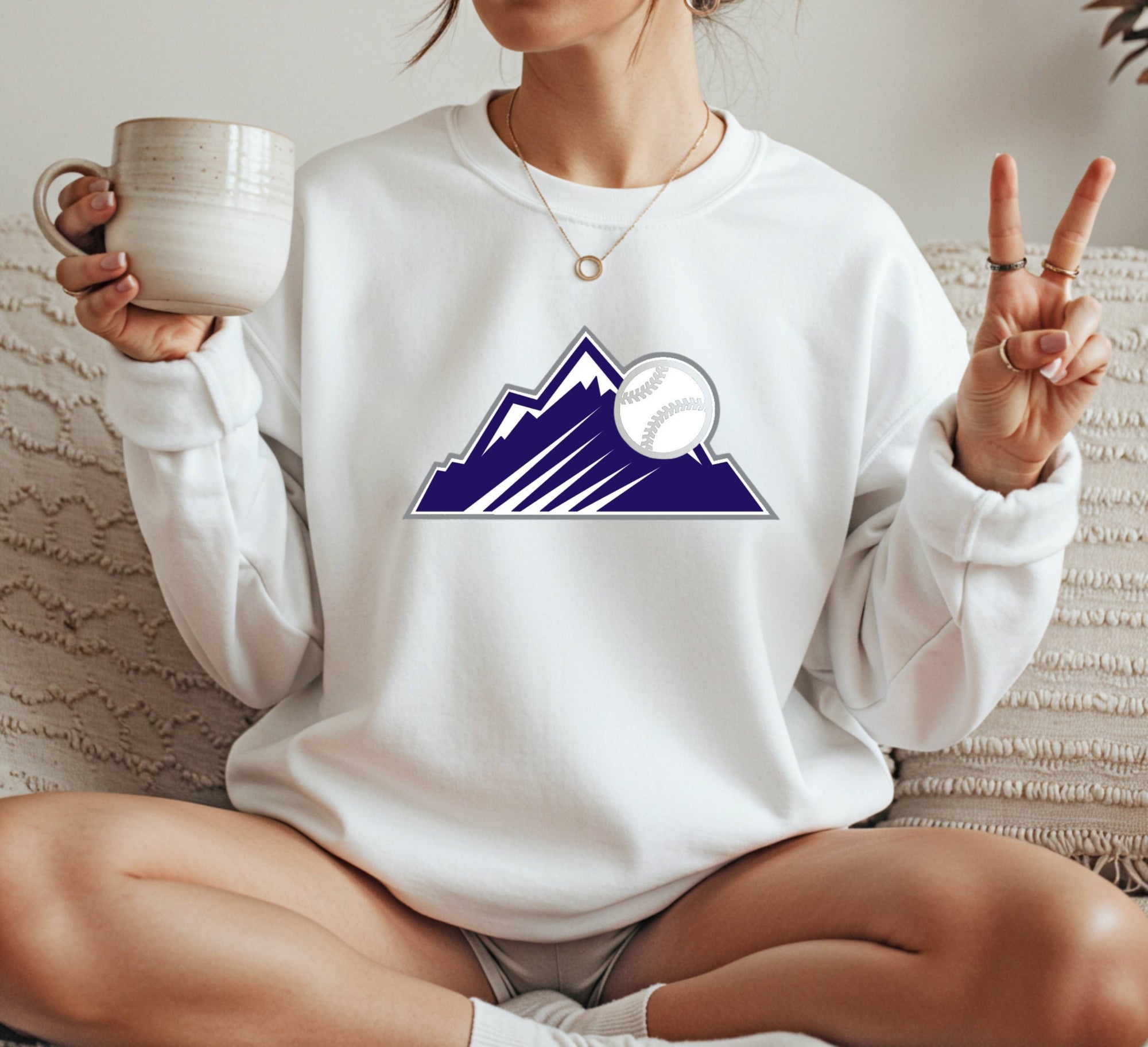 Colorado Rockies baseball Crewneck Sweatshirt Unisex