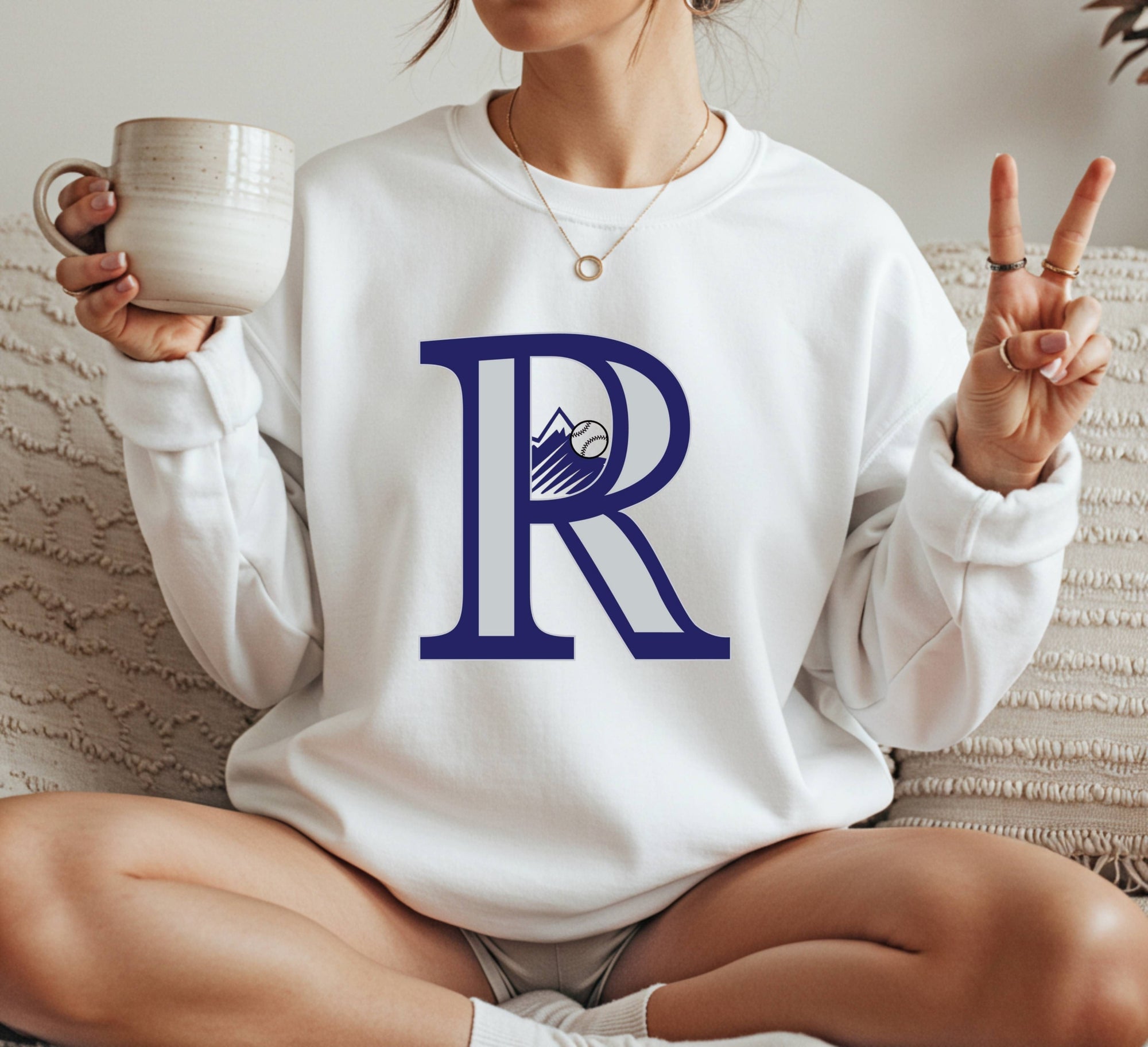 Colorado Rockies logo mlb Crewneck Sweatshirt Unisex