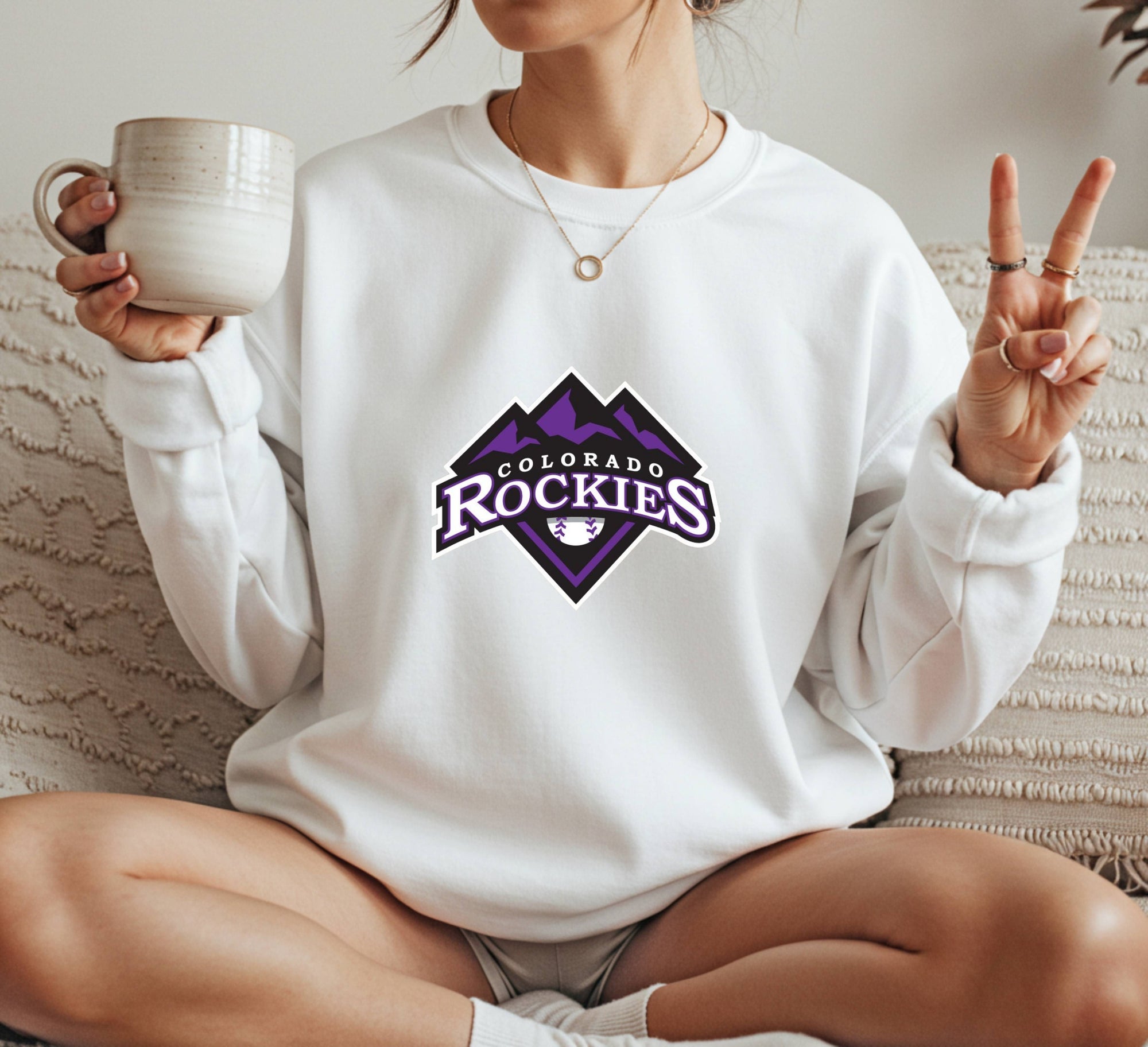 Colorado Rockies mountain Crewneck Sweatshirt Unisex