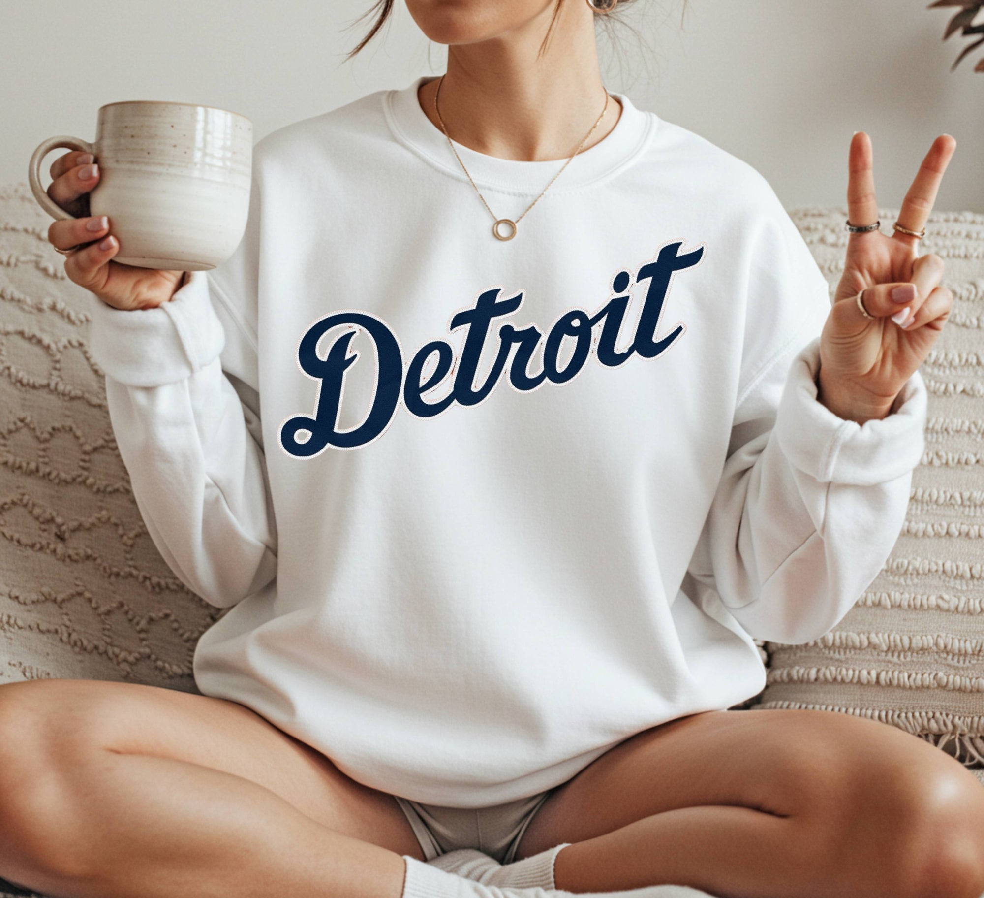 Detroit Crewneck Sweatshirt Unisex