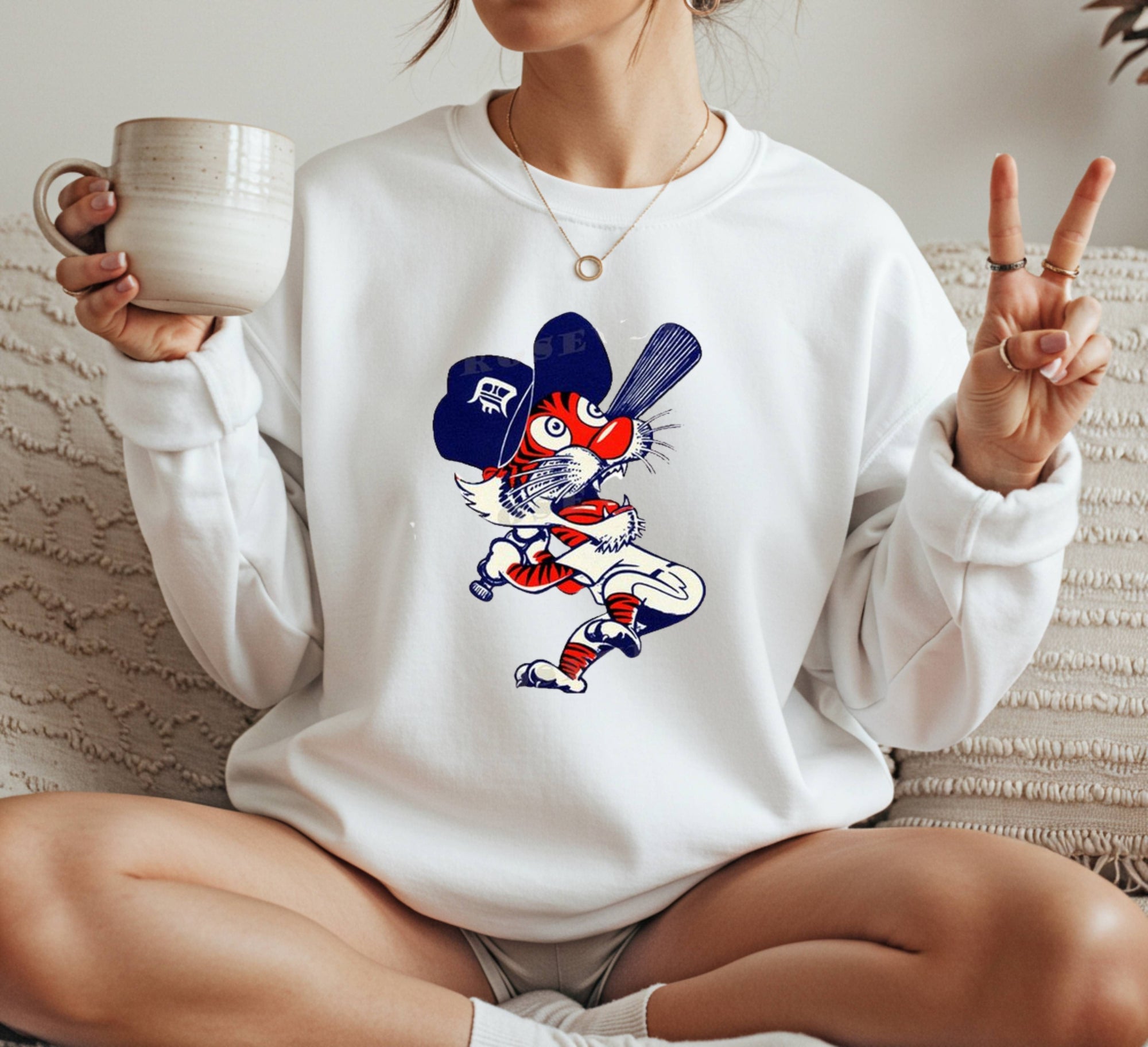 Detroit Tigers mlb Crewneck Sweatshirt Unisex