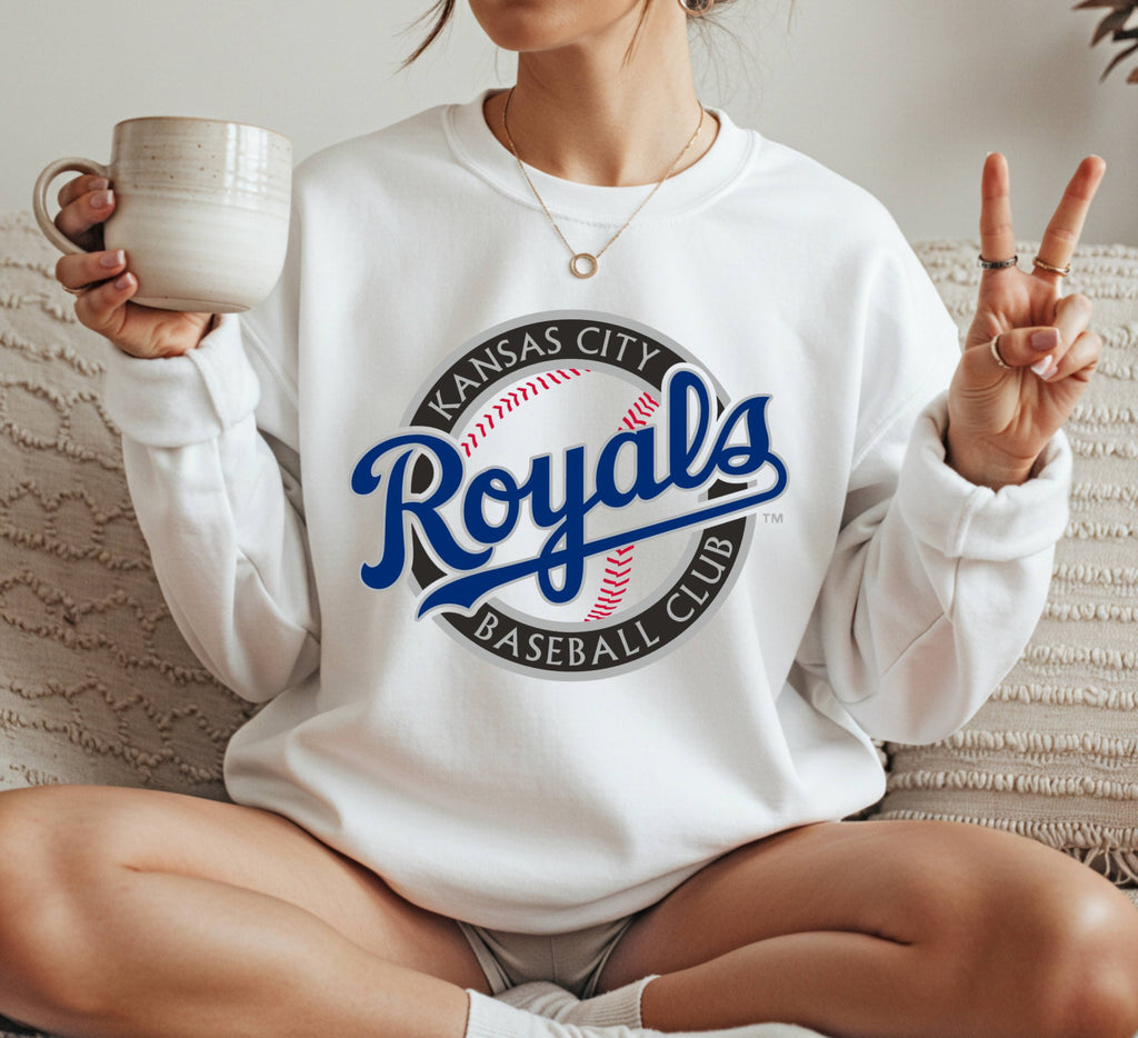 Kansas City Royals logo Crewneck Sweatshirt Unisex