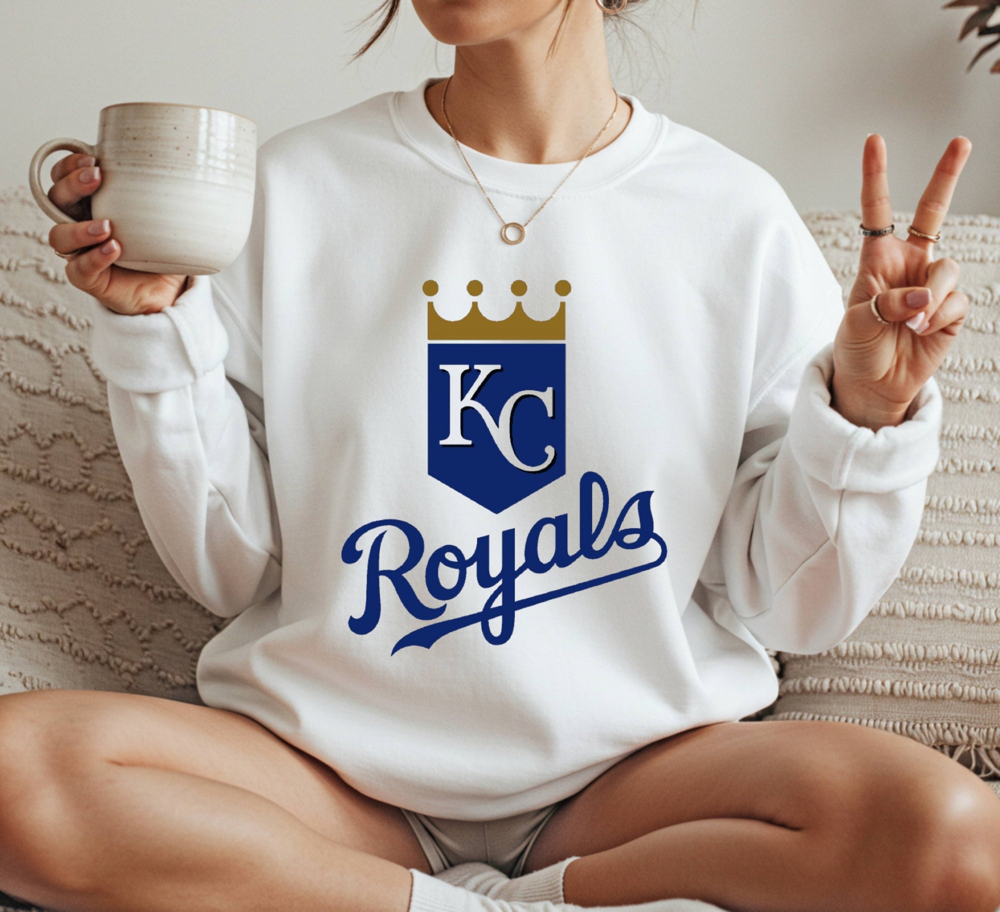 Kansas City Royals mlb Crewneck Sweatshirt Unisex