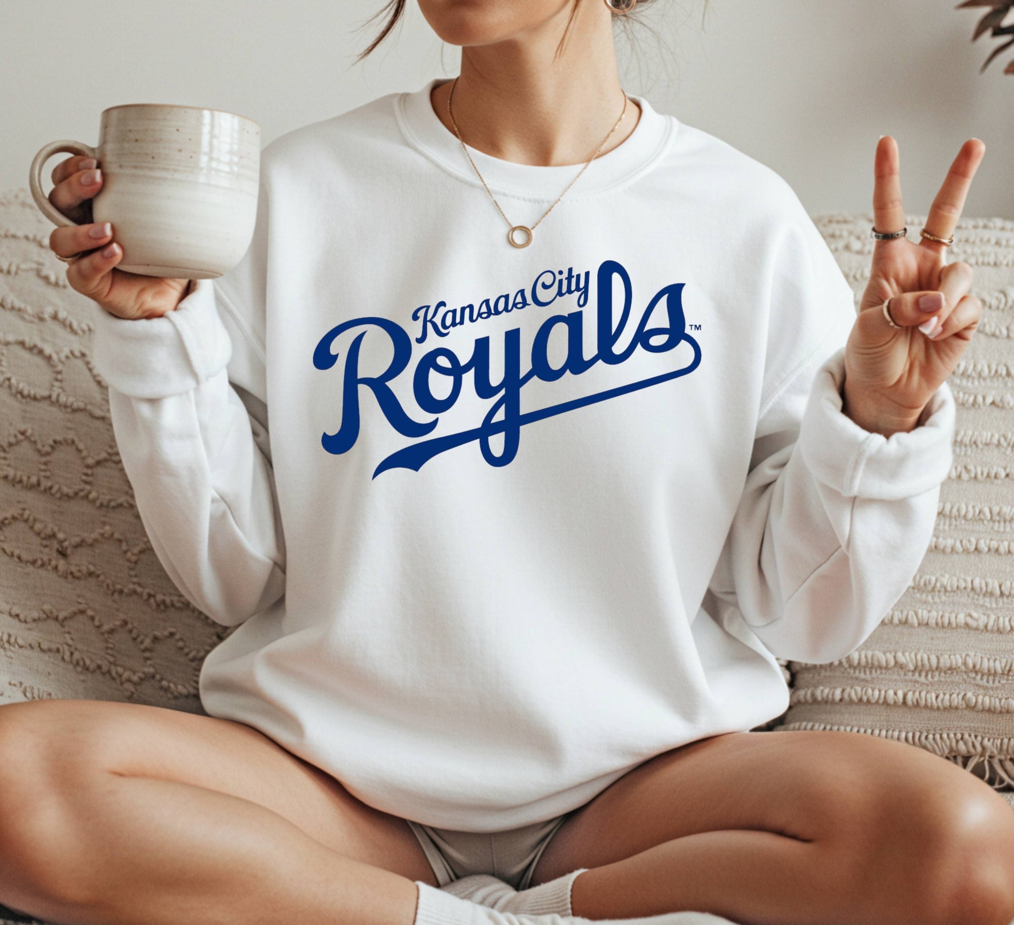 Kansas City Royals style Crewneck Sweatshirt Unisex