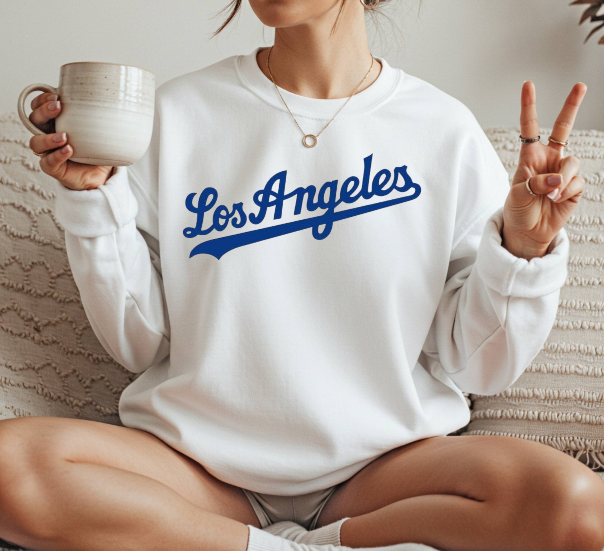 Los Angeles mlb Crewneck Sweatshirt Unisex
