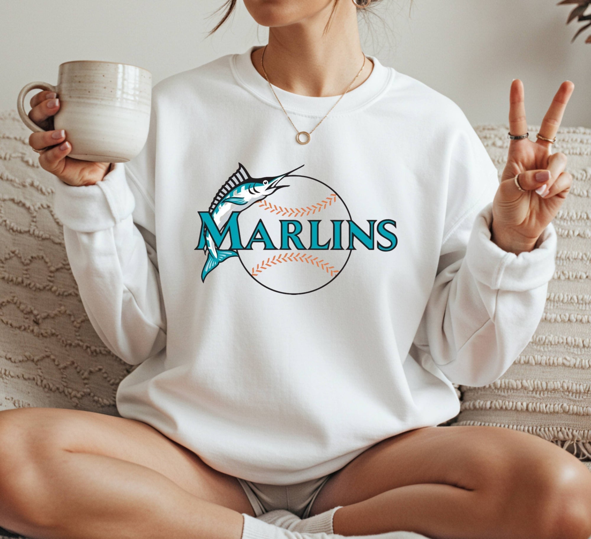 Miami Marlins baseball Crewneck Sweatshirt Unisex