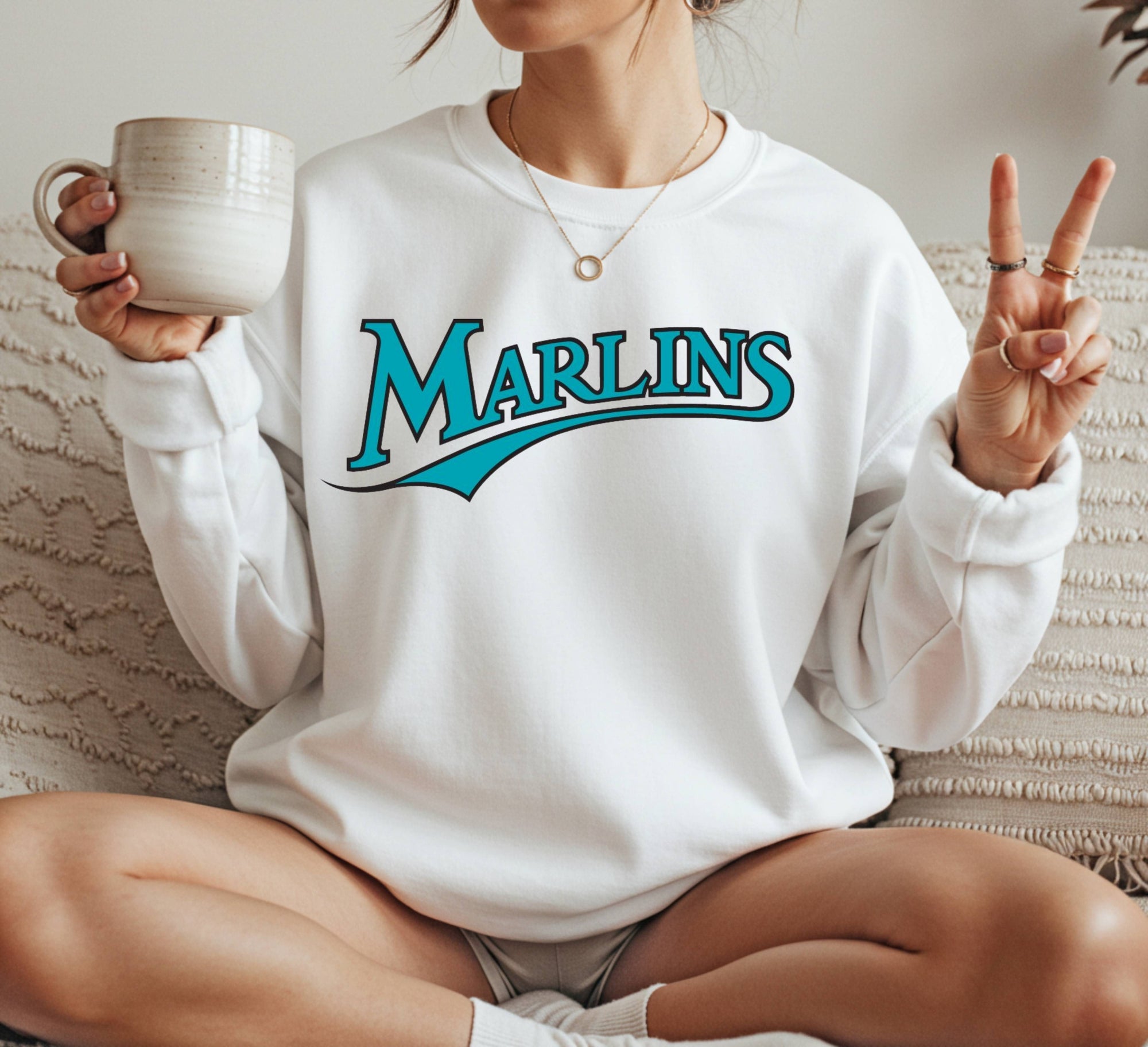 Miami Marlins icon Crewneck Sweatshirt Unisex