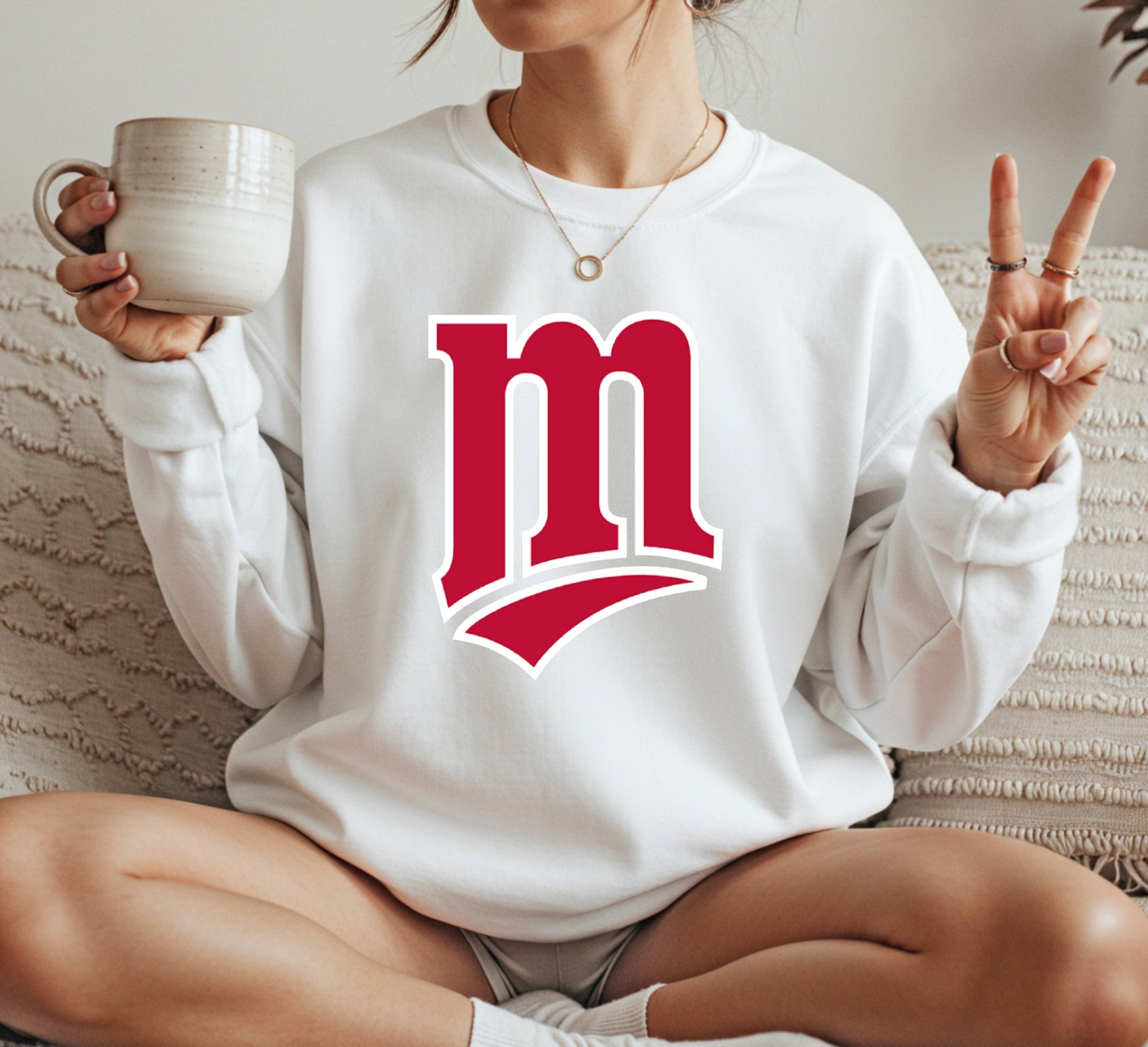 Minnesota logo Crewneck Sweatshirt Unisex