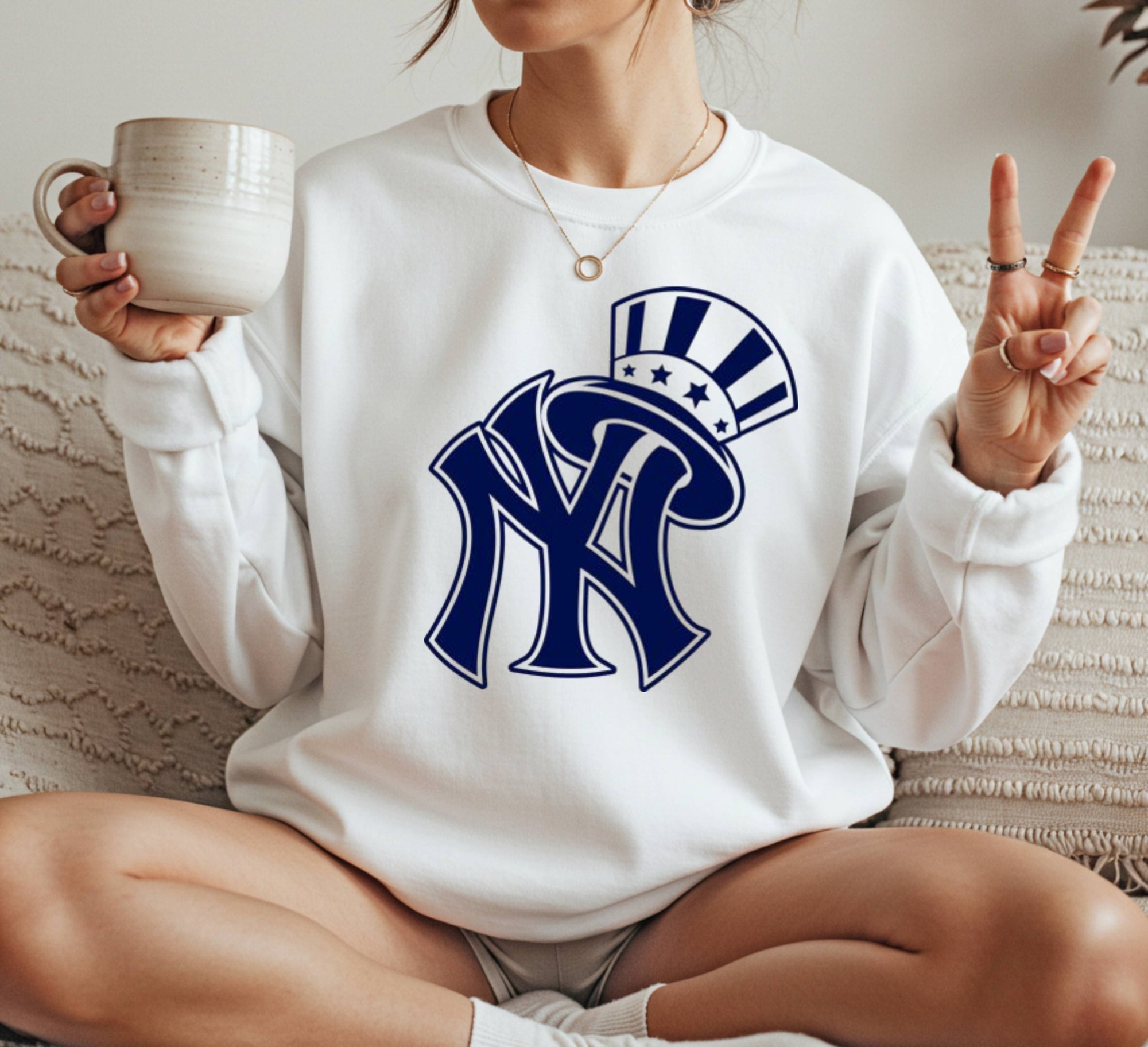 NY New York Crewneck Sweatshirt Unisex