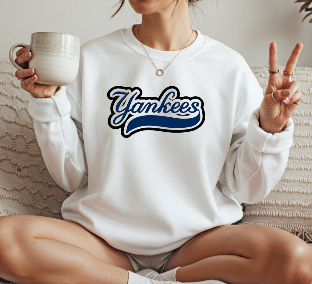 NY blue pattern Crewneck Sweatshirt Unisex