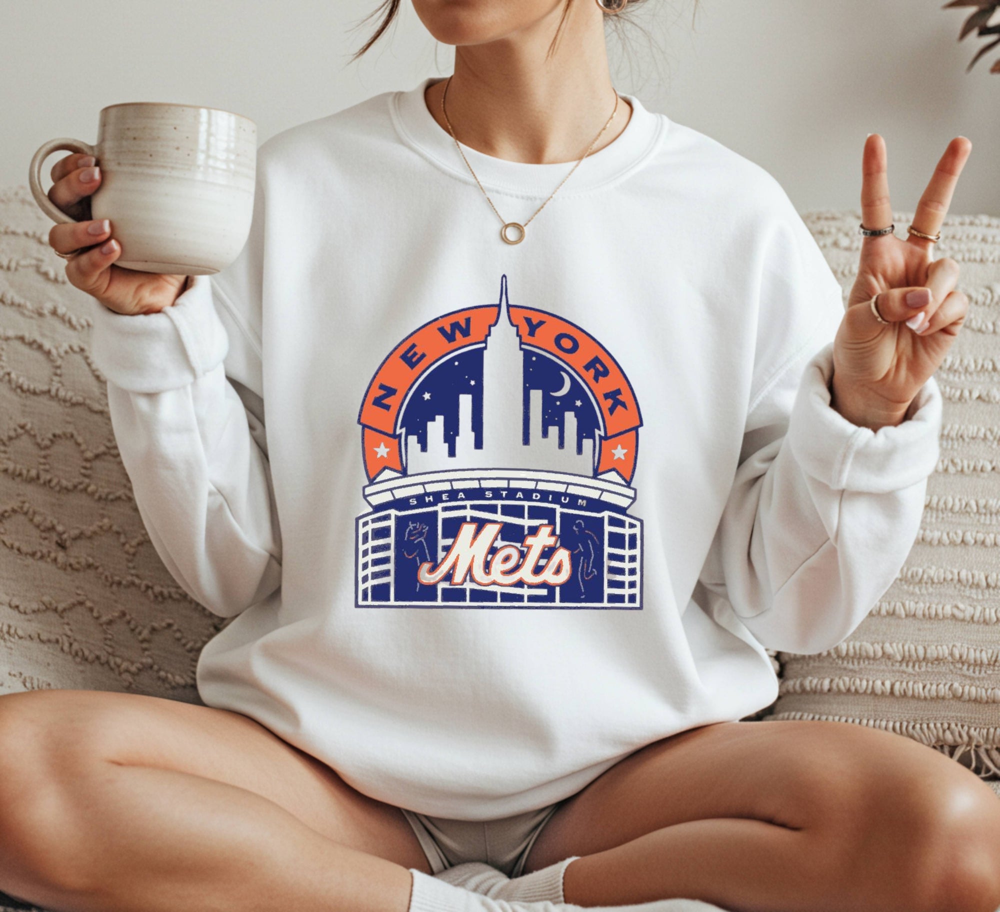 New York Mets city Crewneck Sweatshirt Unisex