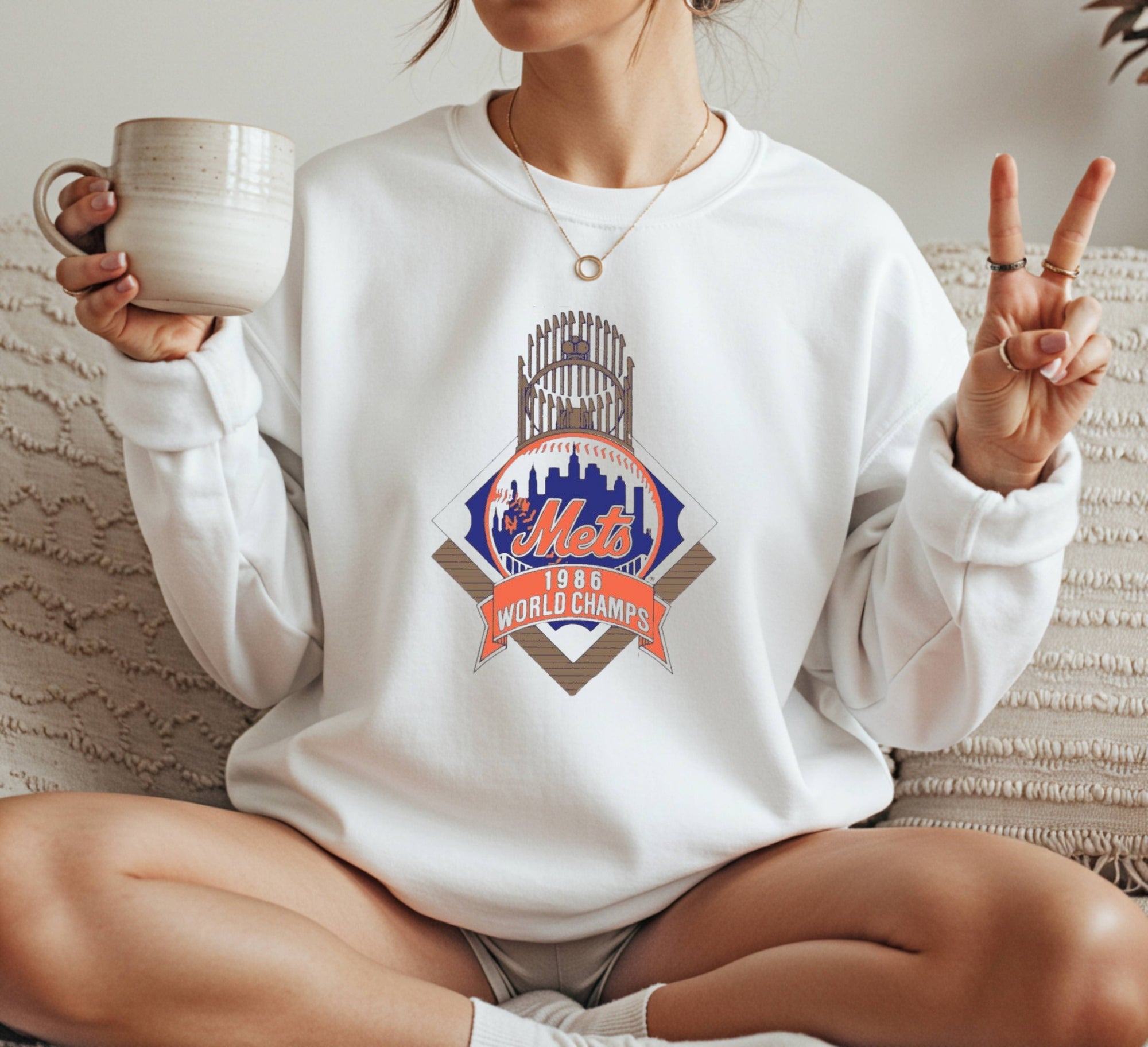 New York Mets world champ Crewneck Sweatshirt Unisex