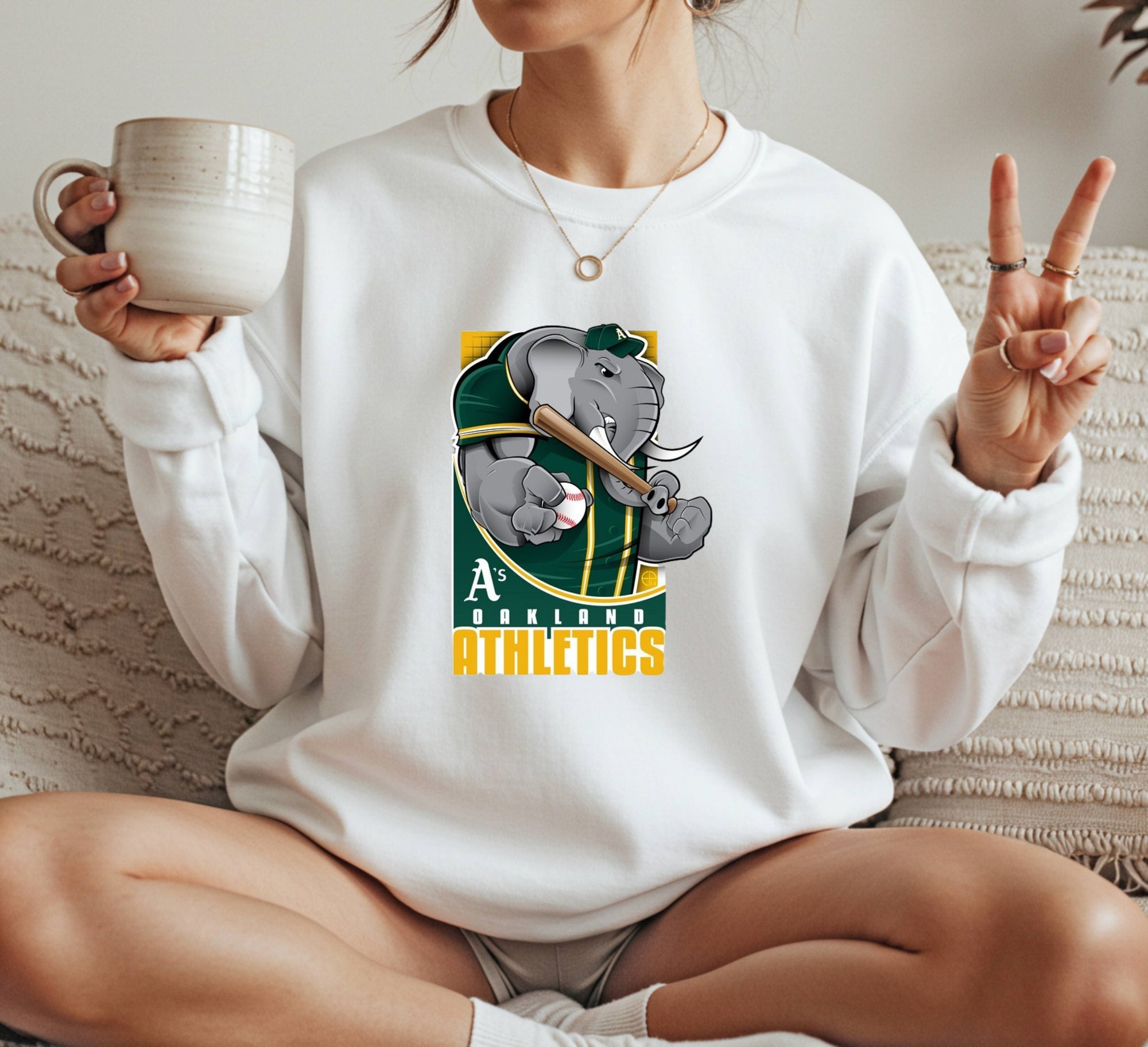 Oakland Athletics funny Crewneck Sweatshirt Unisex