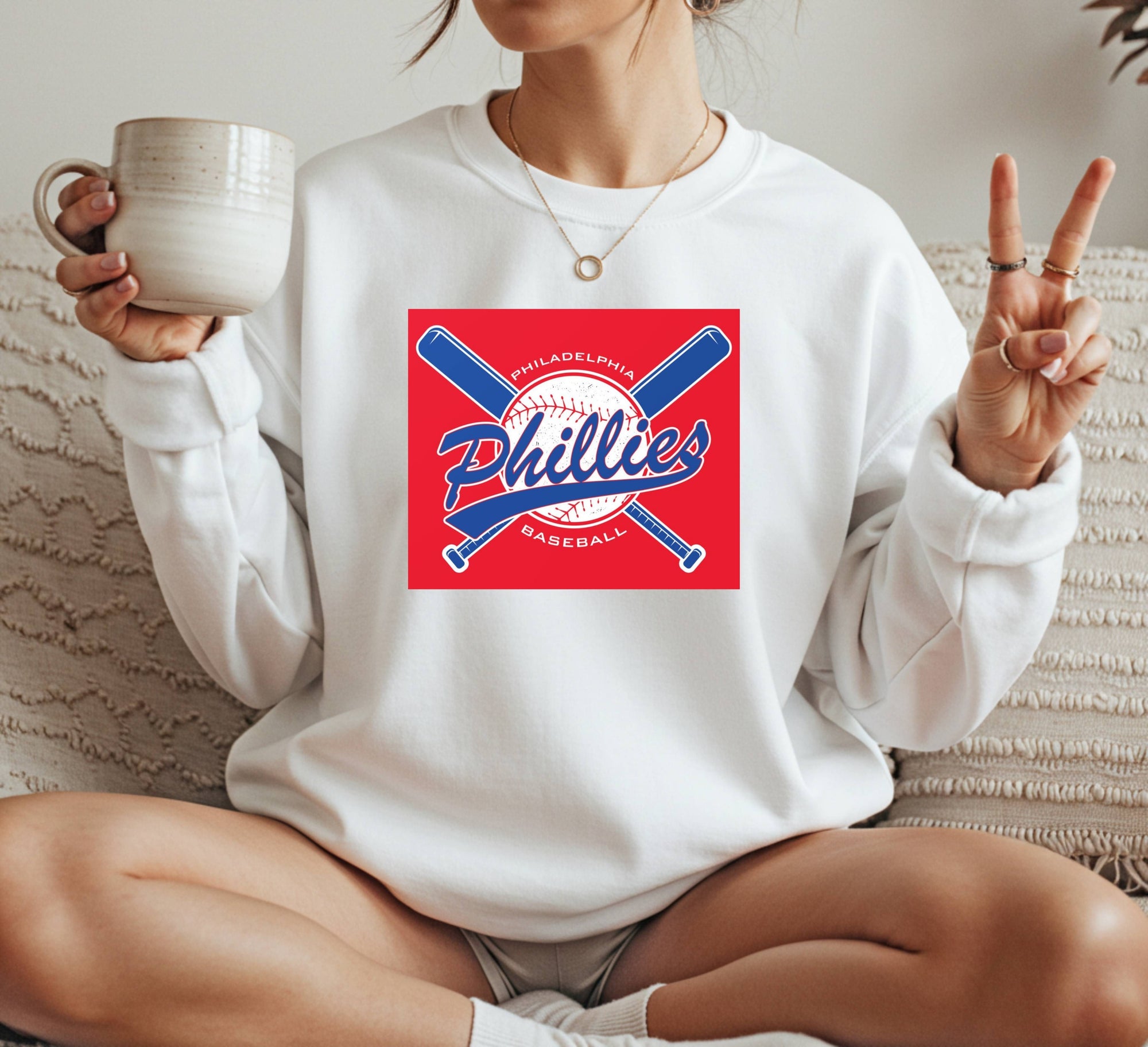 Philadelphia Phillies baseball Crewneck Sweatshirt Unisex