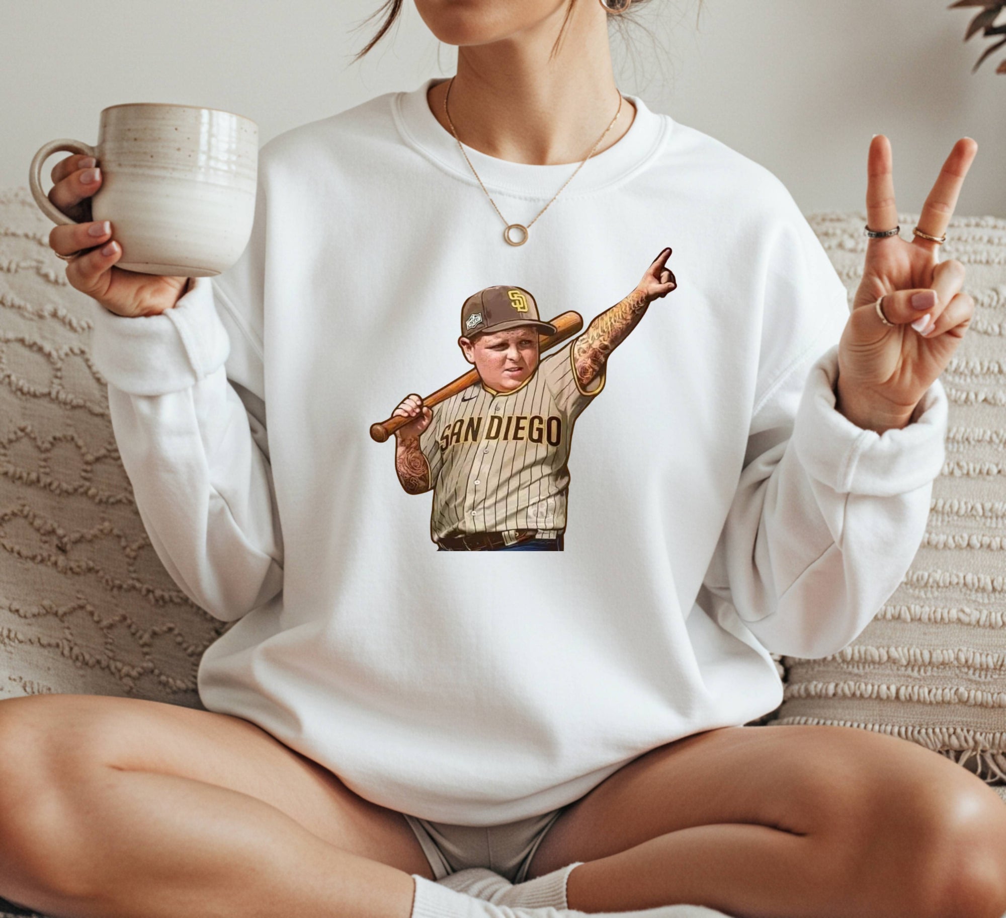 San Diego Padres mlb Crewneck Sweatshirt Unisex
