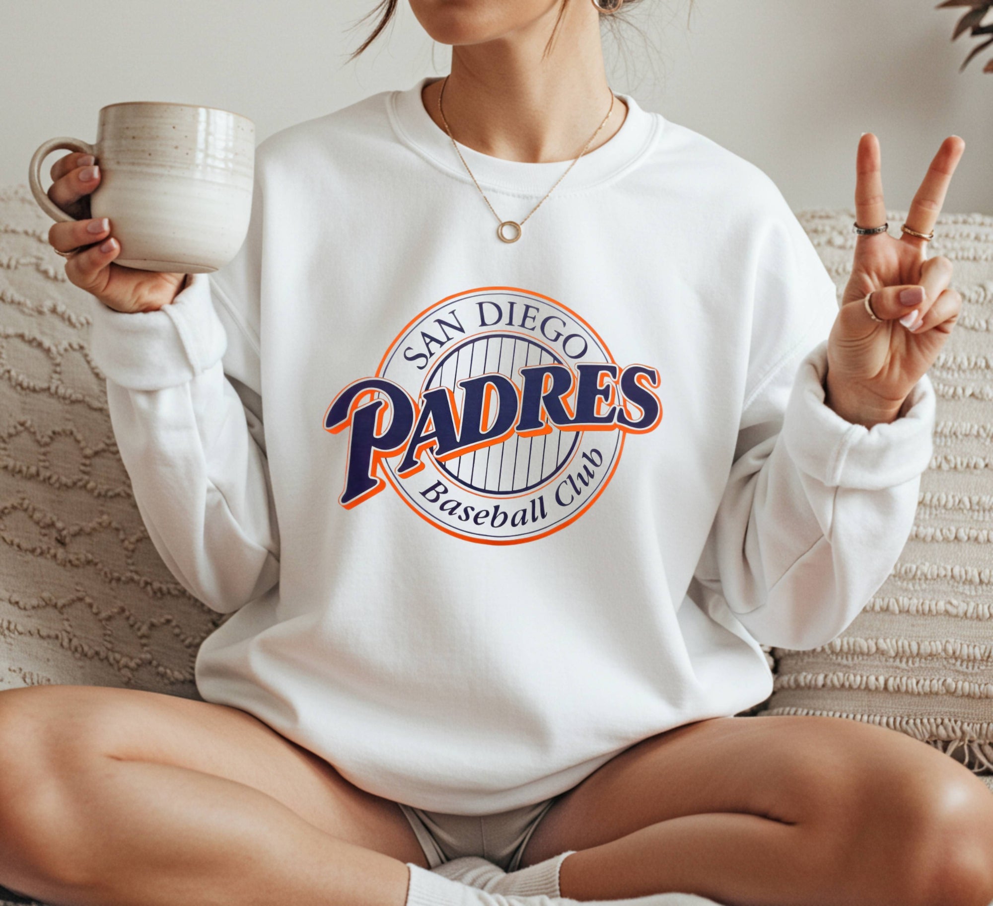 San Diego Padres mlb logo Crewneck Sweatshirt Unisex
