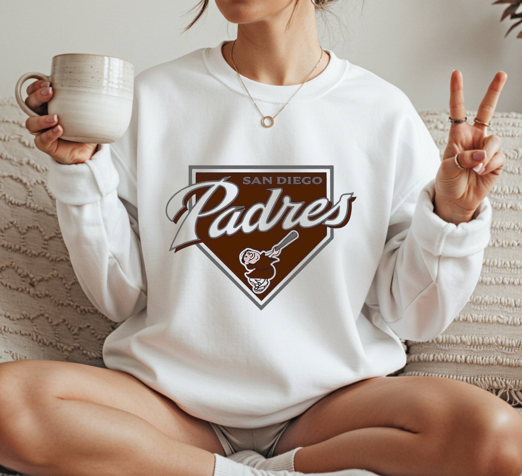 San Diego Padres style Crewneck Sweatshirt Unisex