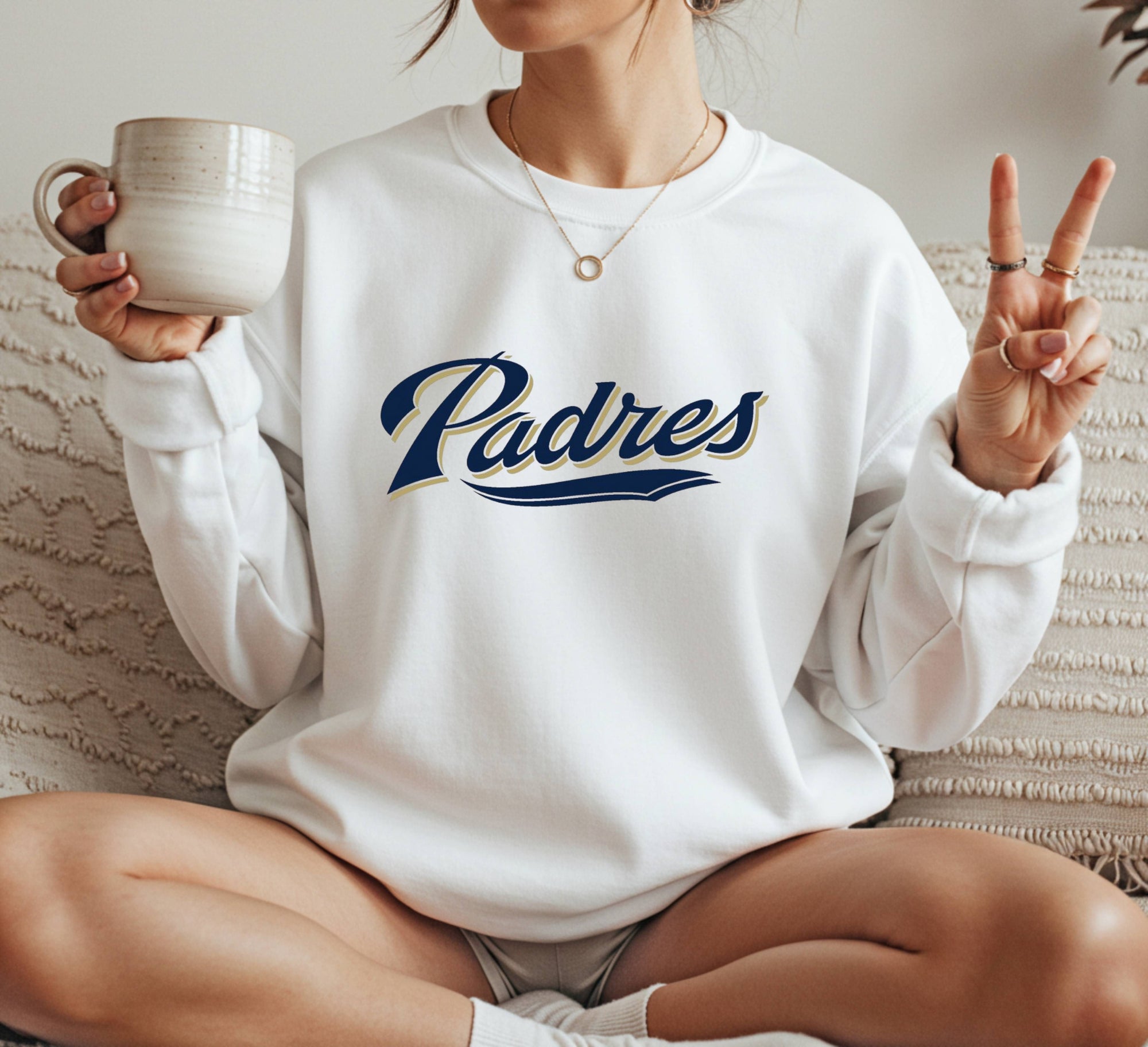 San Diego Padres typograph Crewneck Sweatshirt Unisex