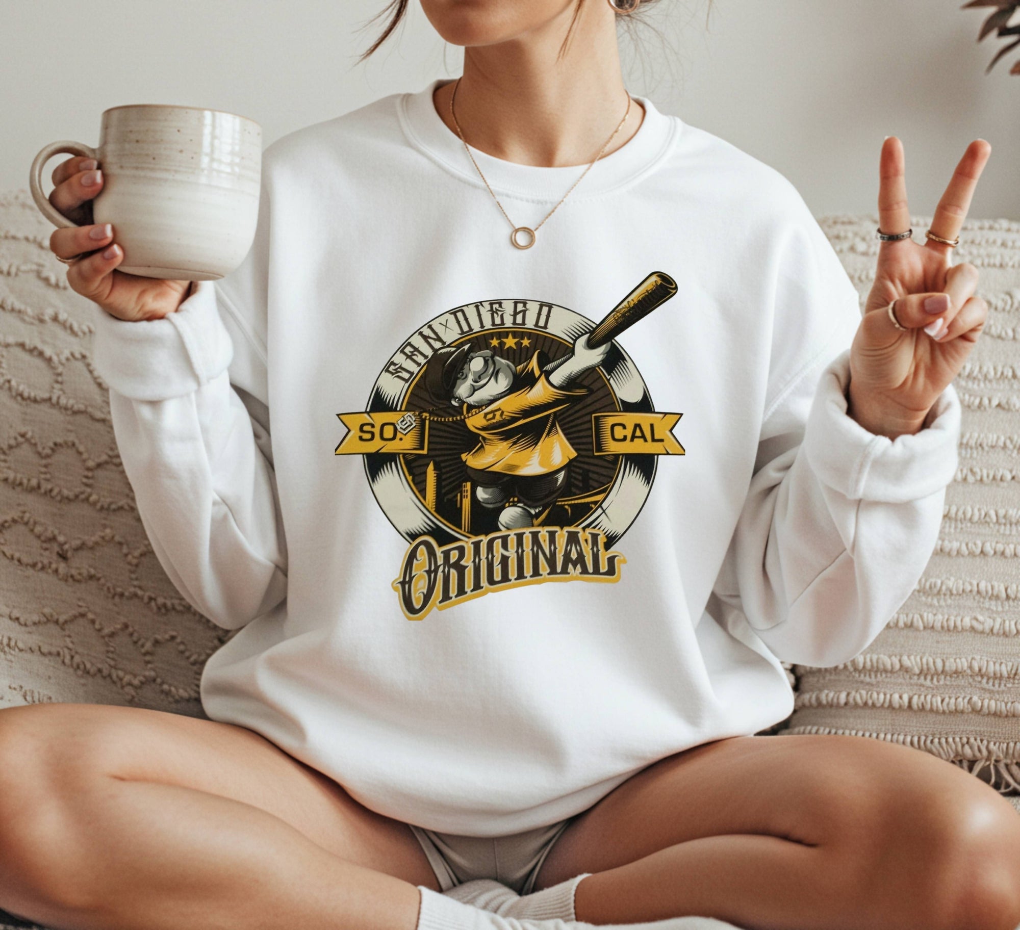 San Diego Padres vintage Crewneck Sweatshirt Unisex