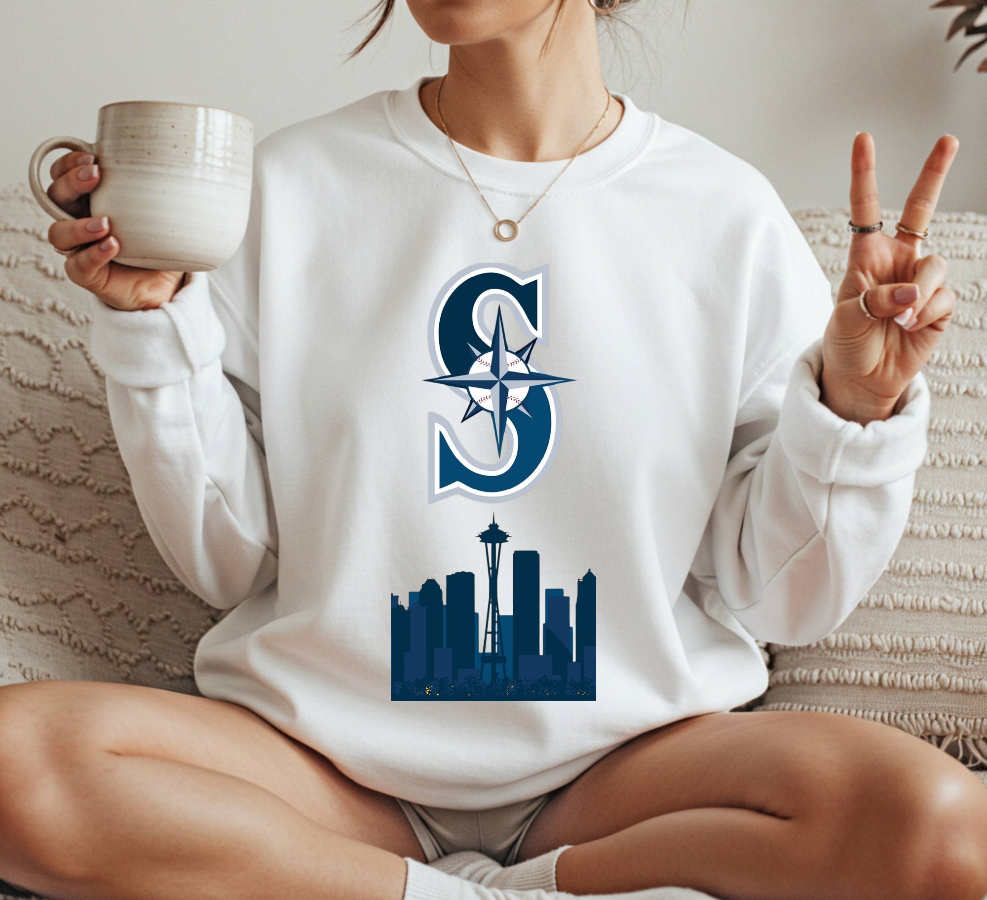 Seattle Mariners city Crewneck Sweatshirt Unisex