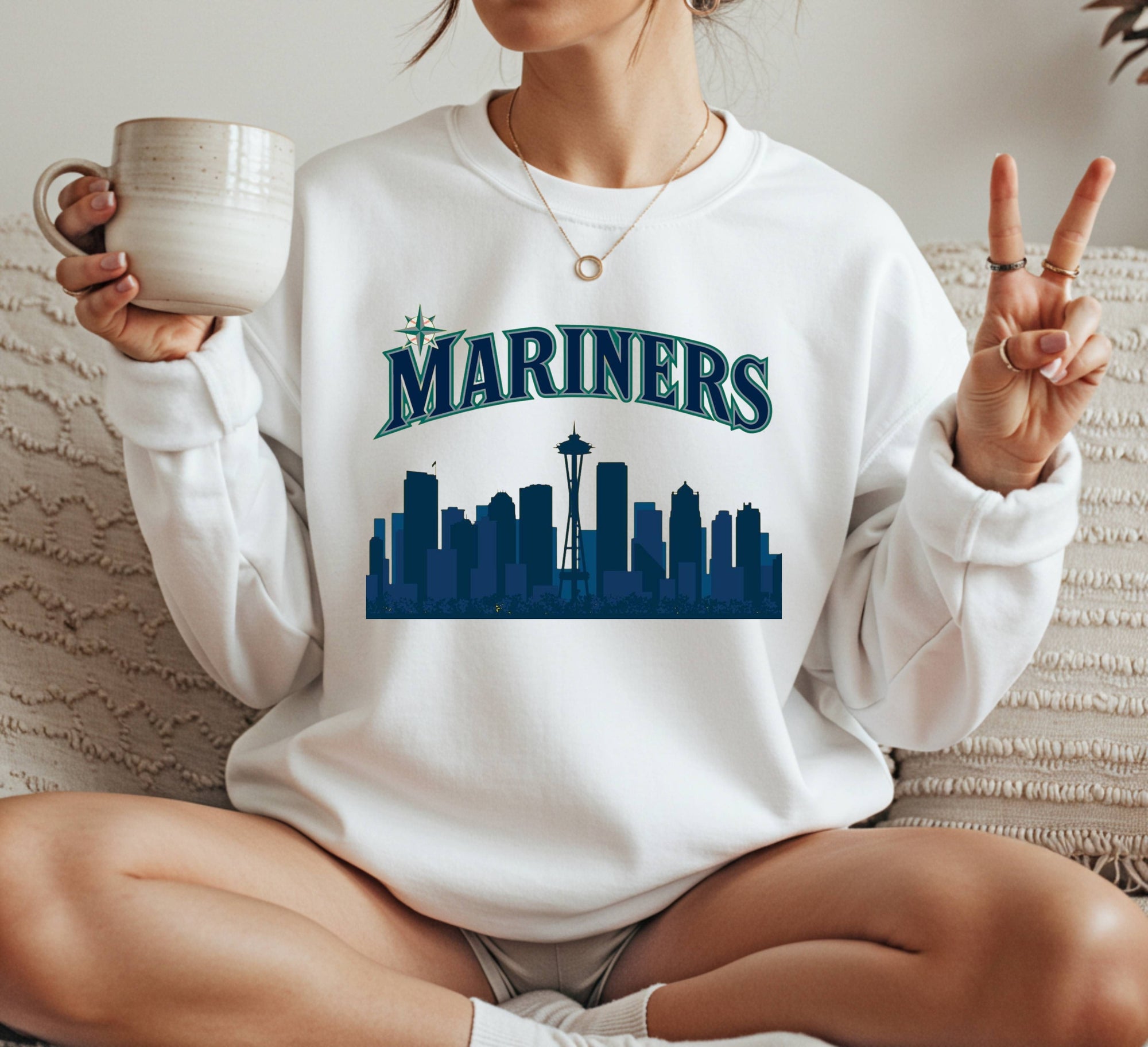 Seattle Mariners city style Crewneck Sweatshirt Unisex
