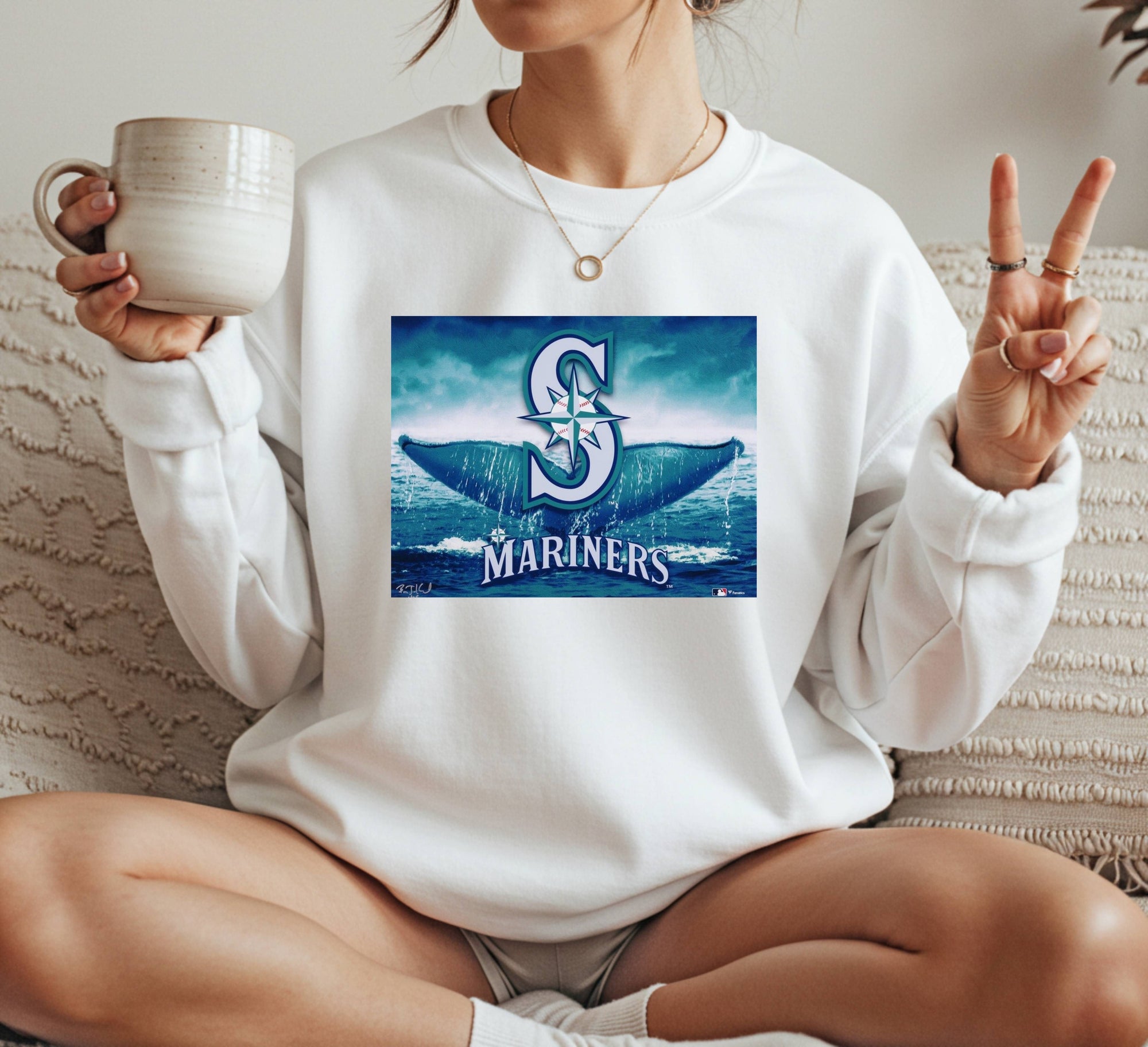Seattle Mariners ocean Crewneck Sweatshirt Unisex