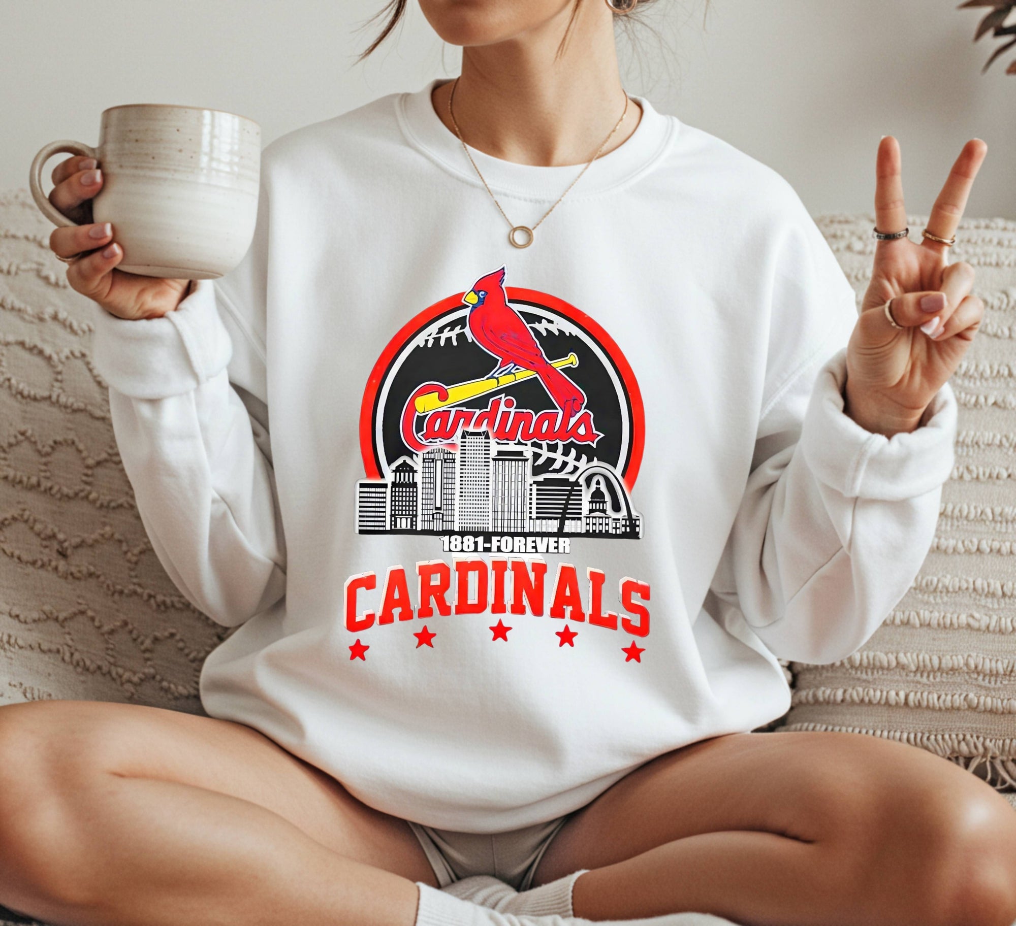 St. Louis Cardinals bird Crewneck Sweatshirt Unisex