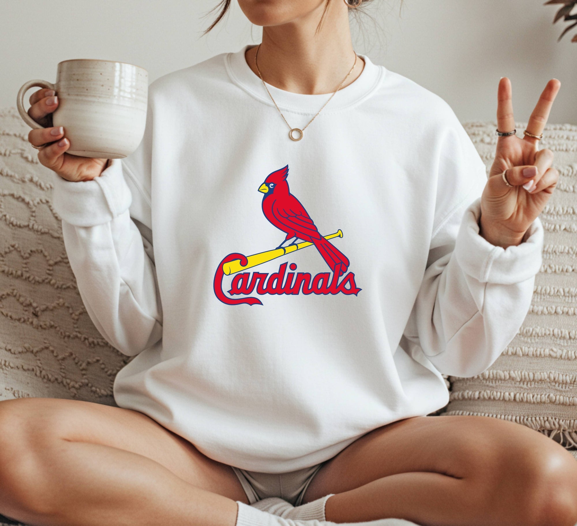 St. Louis Cardinals birds Crewneck Sweatshirt Unisex