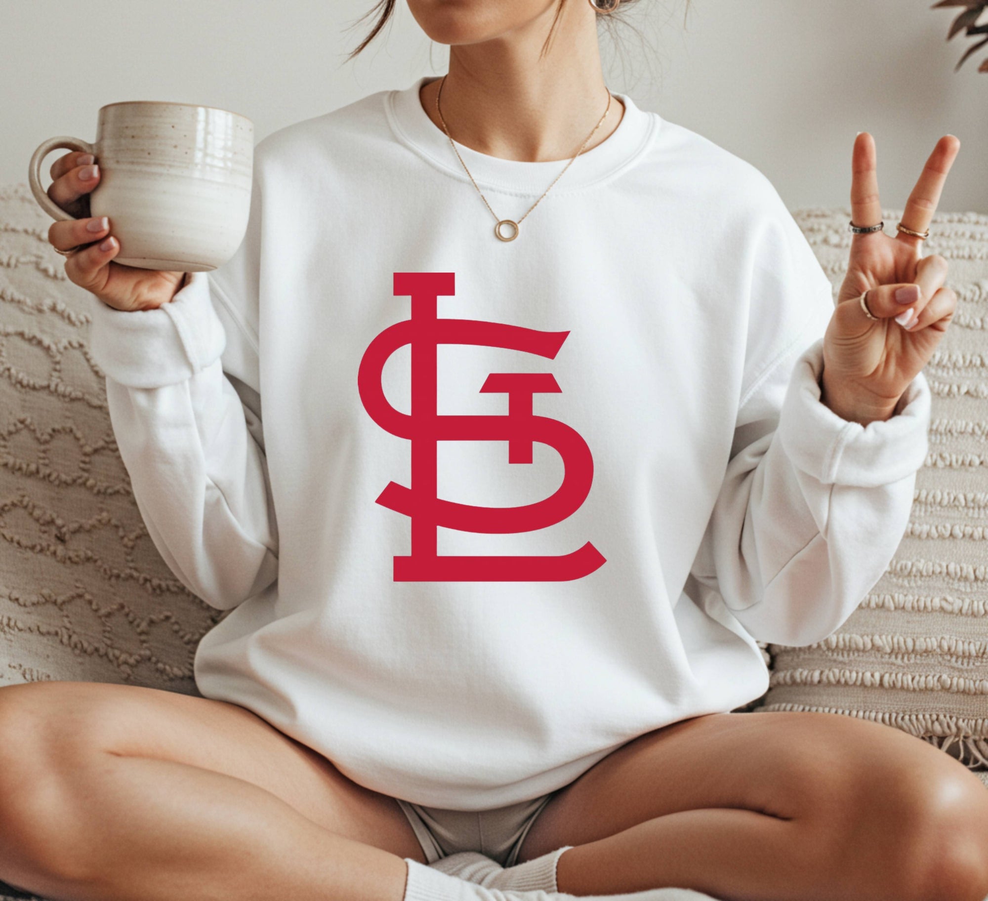 St. Louis Cardinals logo Crewneck Sweatshirt Unisex