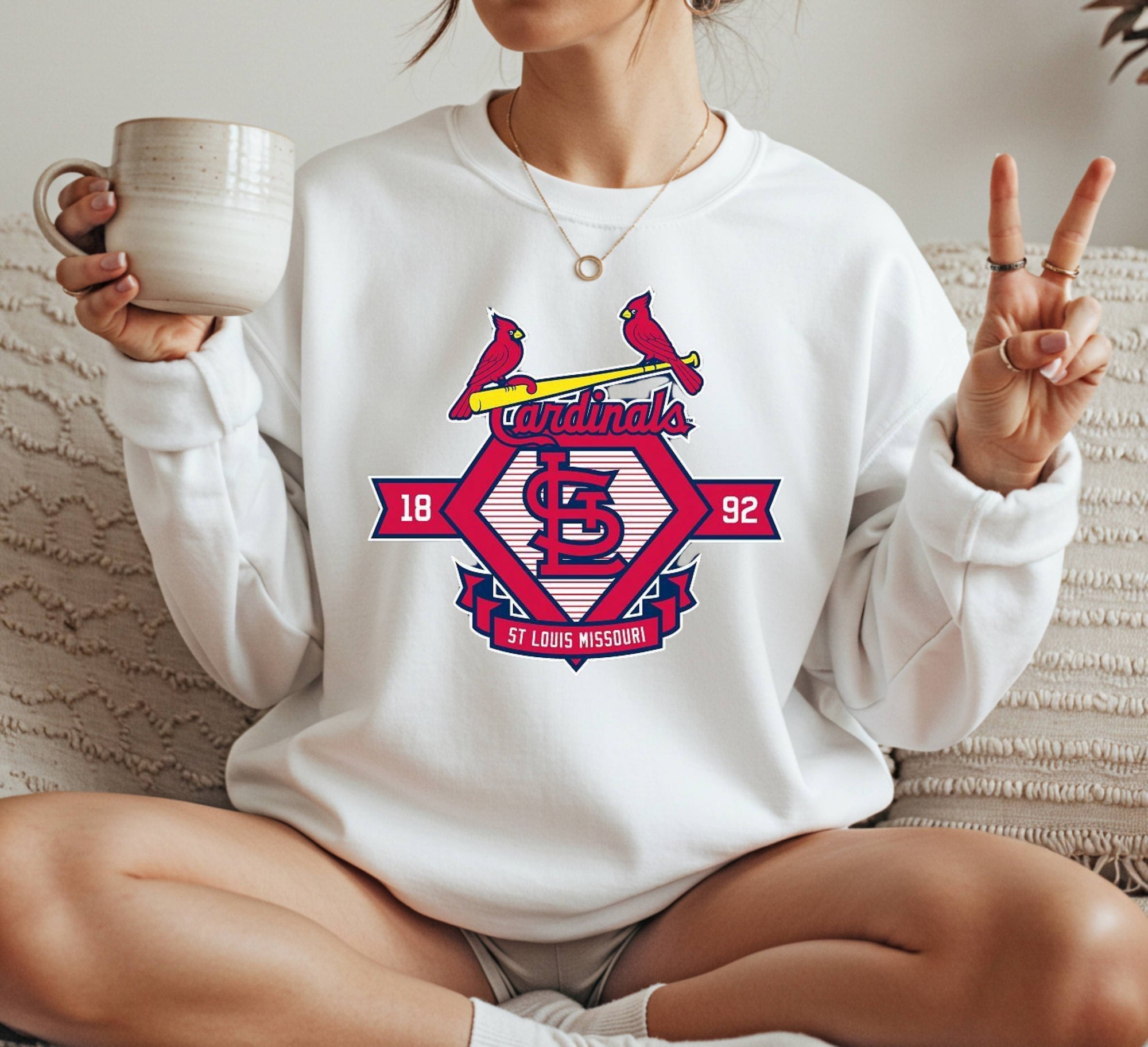 St. Louis Cardinals vintage Crewneck Sweatshirt Unisex