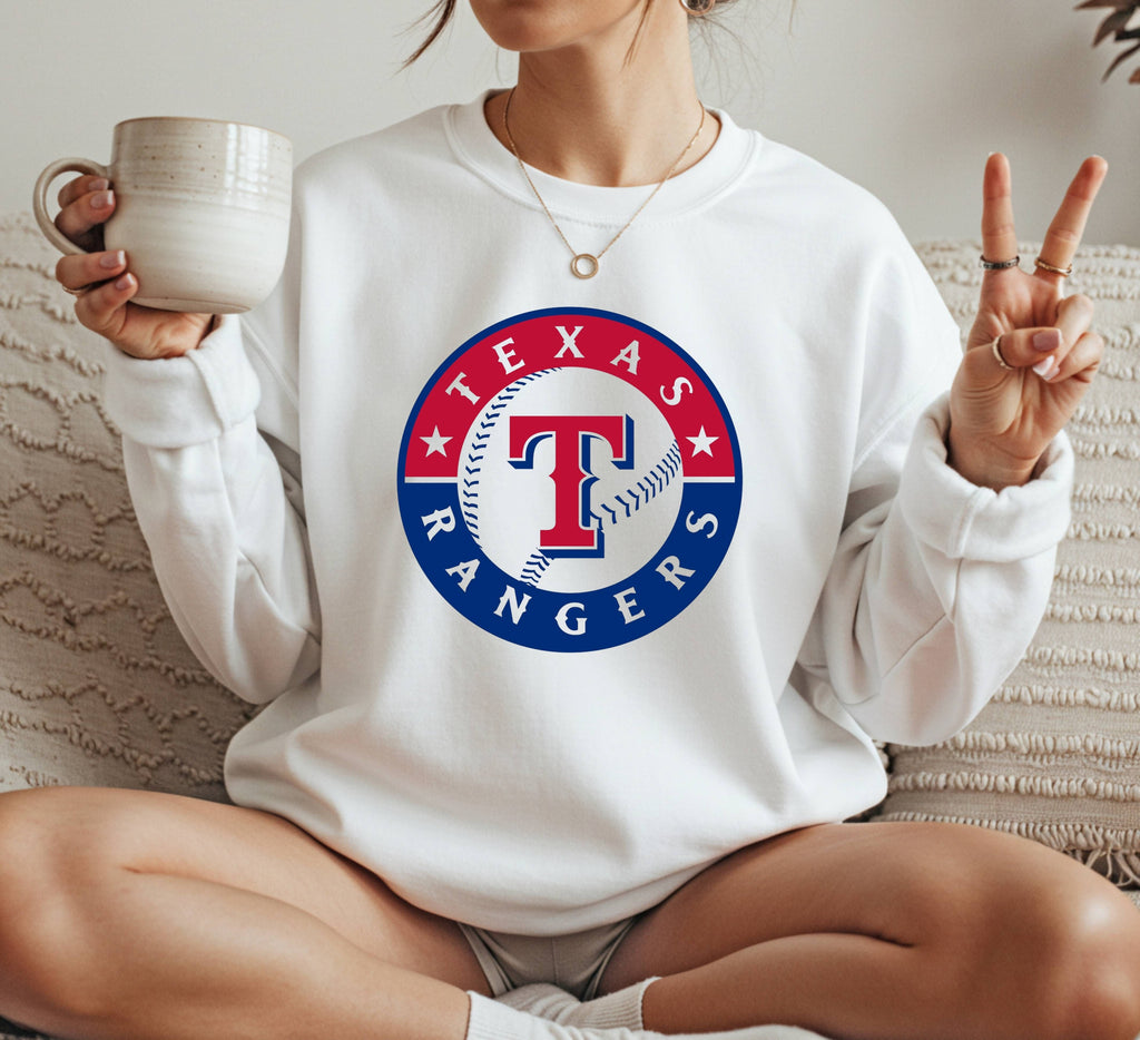 Texas Ranger logo Crewneck Sweatshirt Unisex